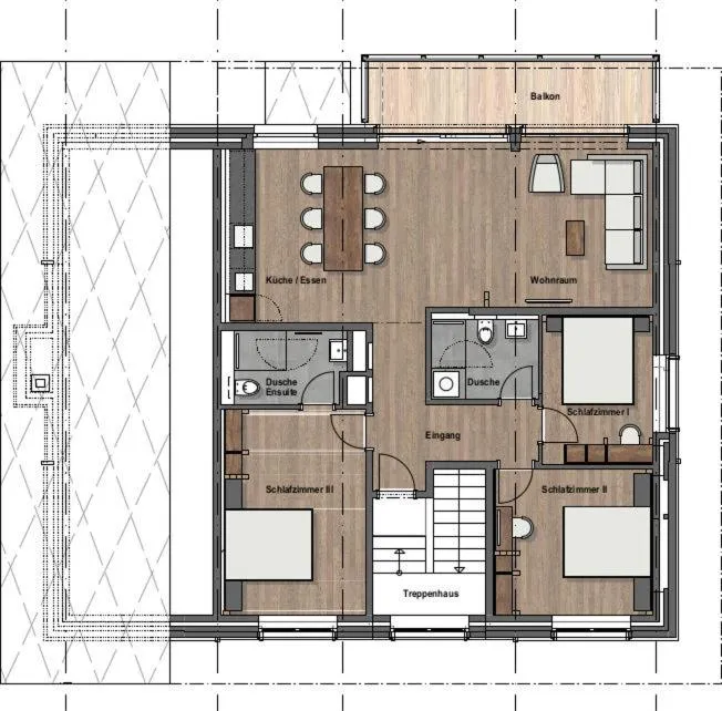 Floor plan in Apart Lodge belMont