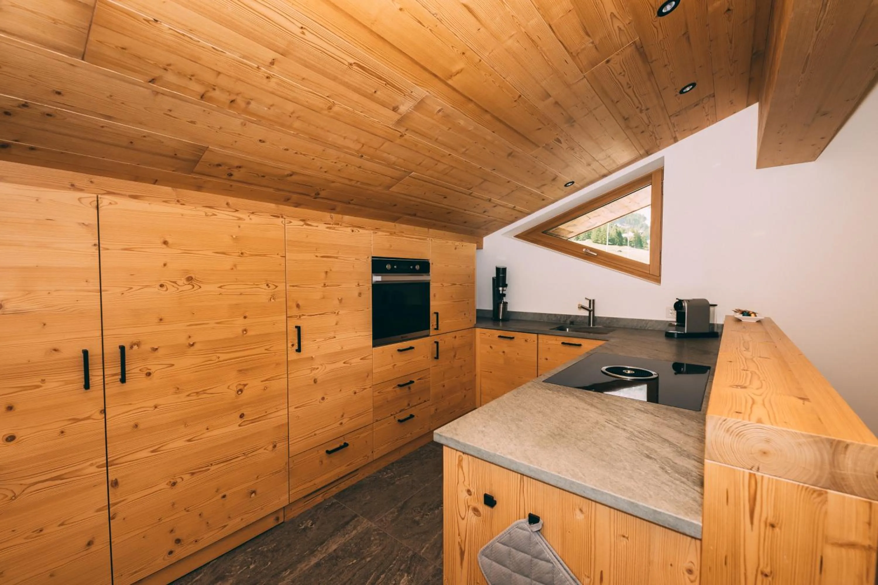 Kitchen or kitchenette in Apart Lodge belMont