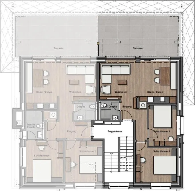 Floor plan in Apart Lodge belMont