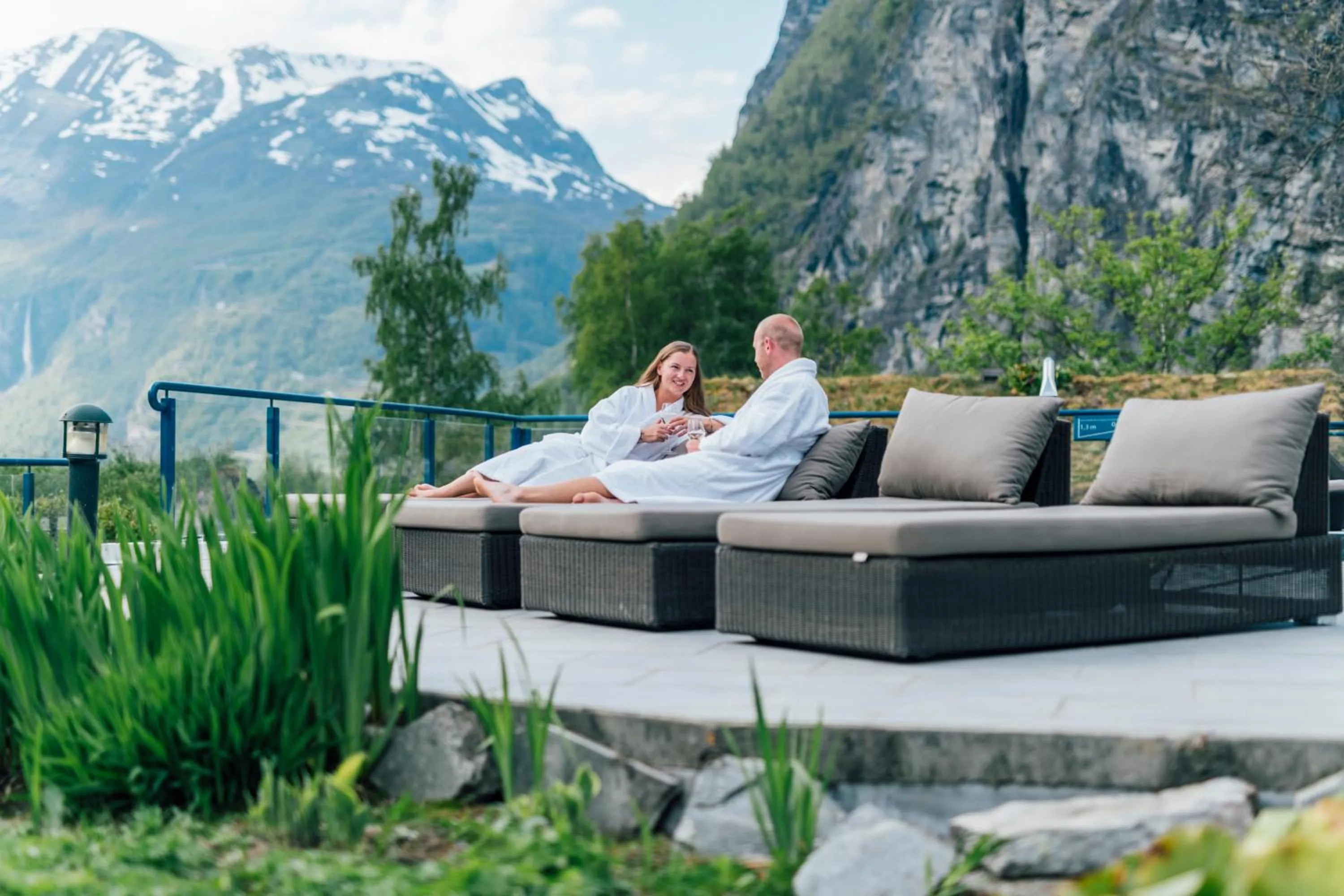 Garden in Hotel Union Geiranger Bad & Spa