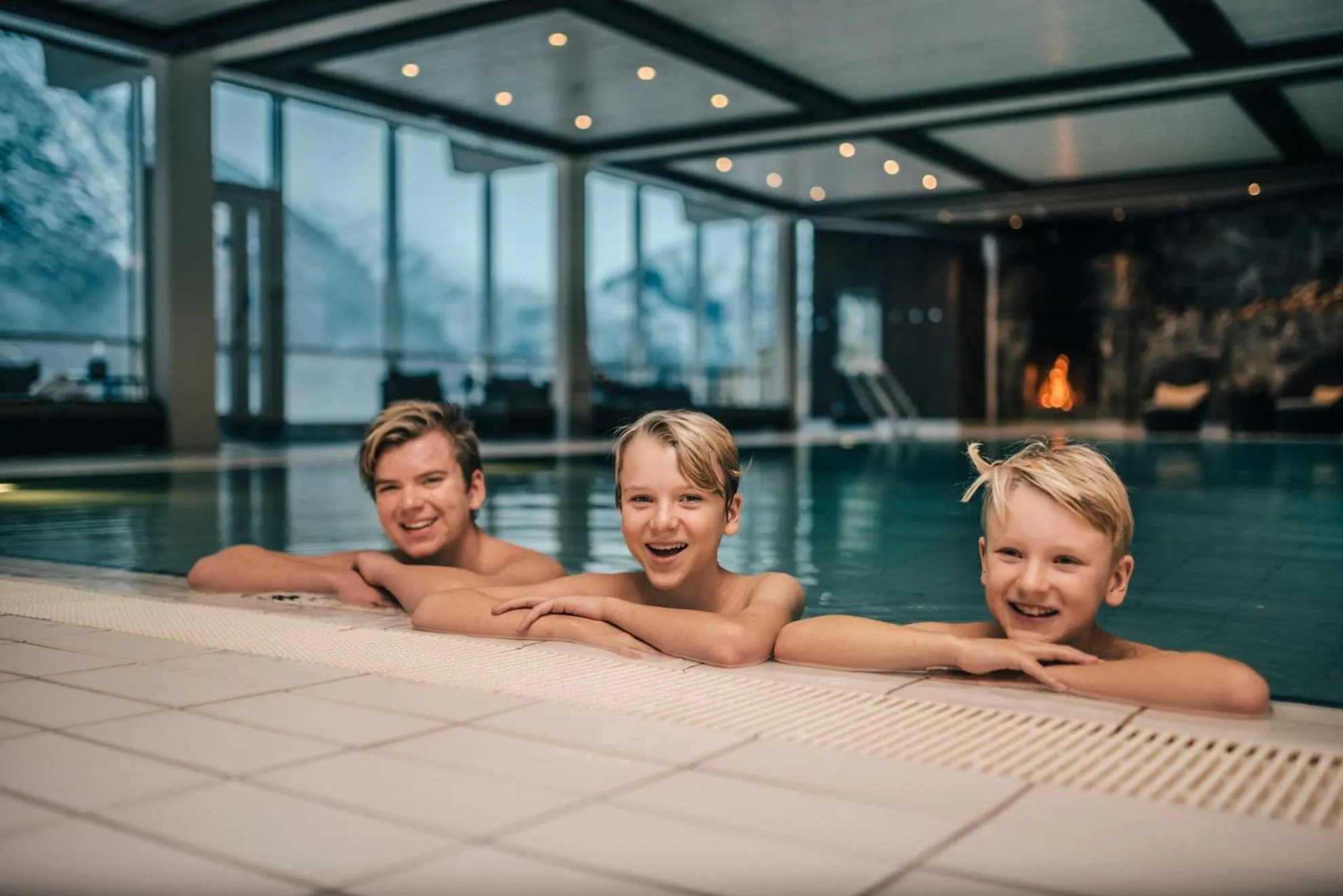 Swimming pool in Hotel Union Geiranger Bad & Spa
