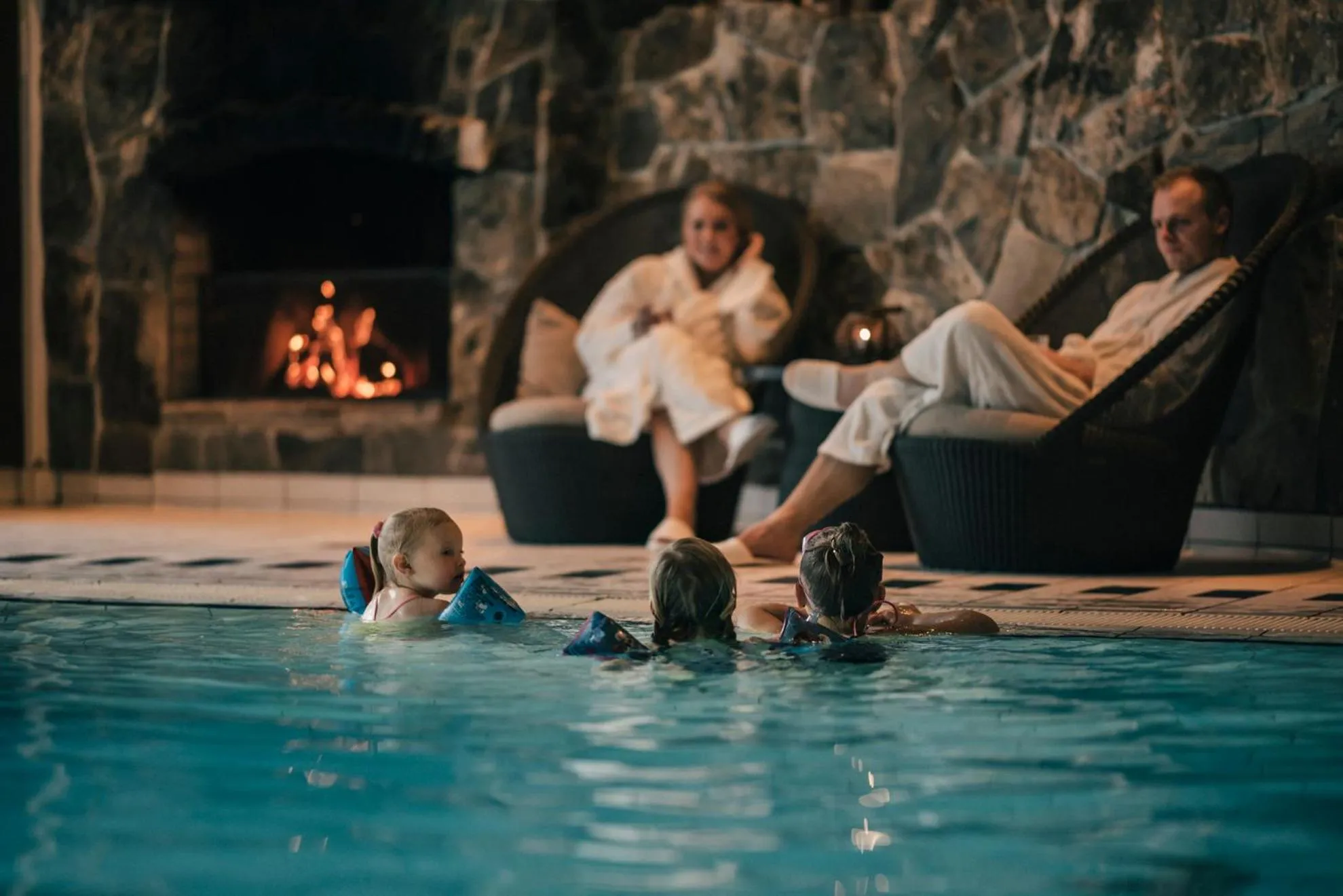 Swimming pool in Hotel Union Geiranger Bad & Spa