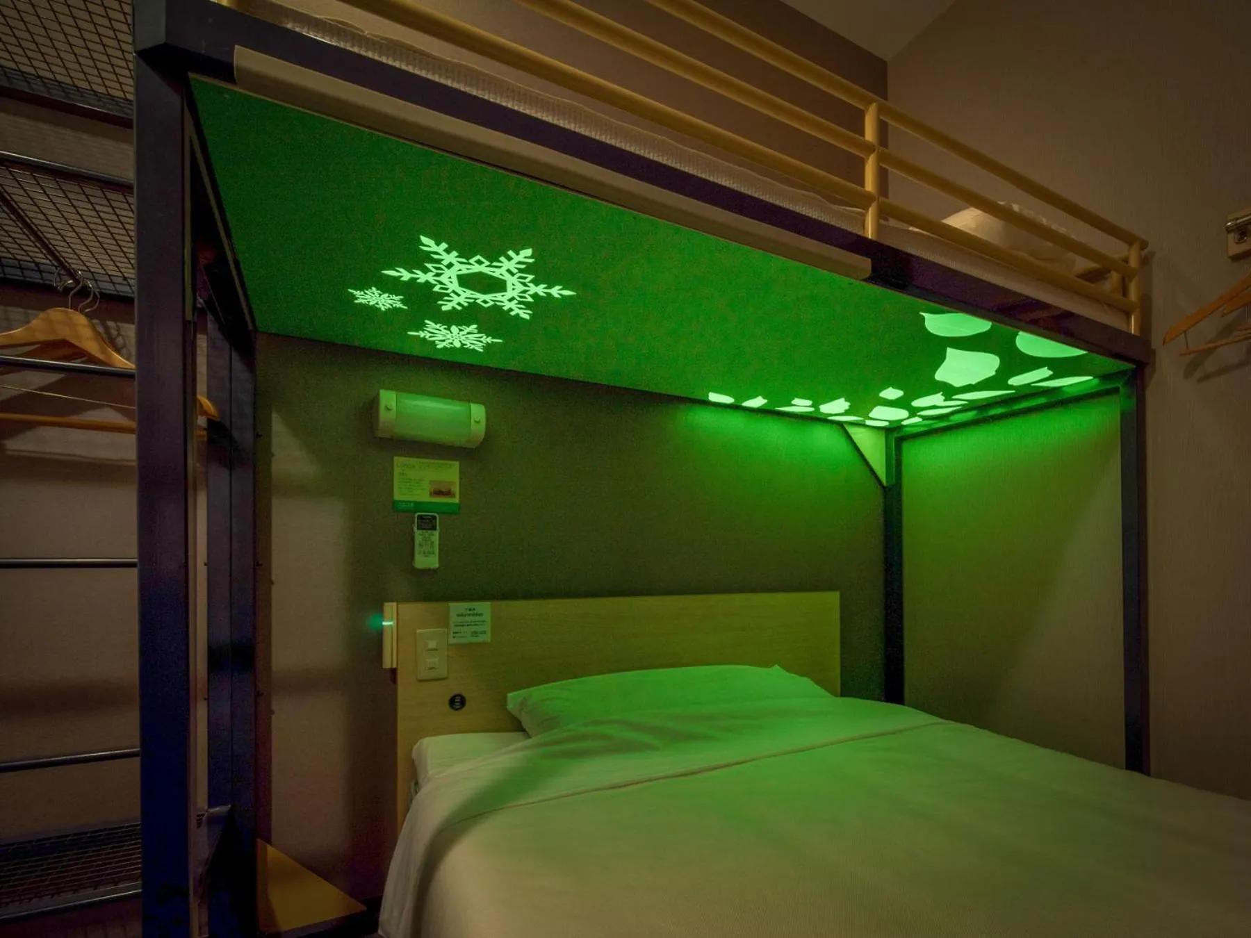 Bed in Super Hotel Fuji Inter