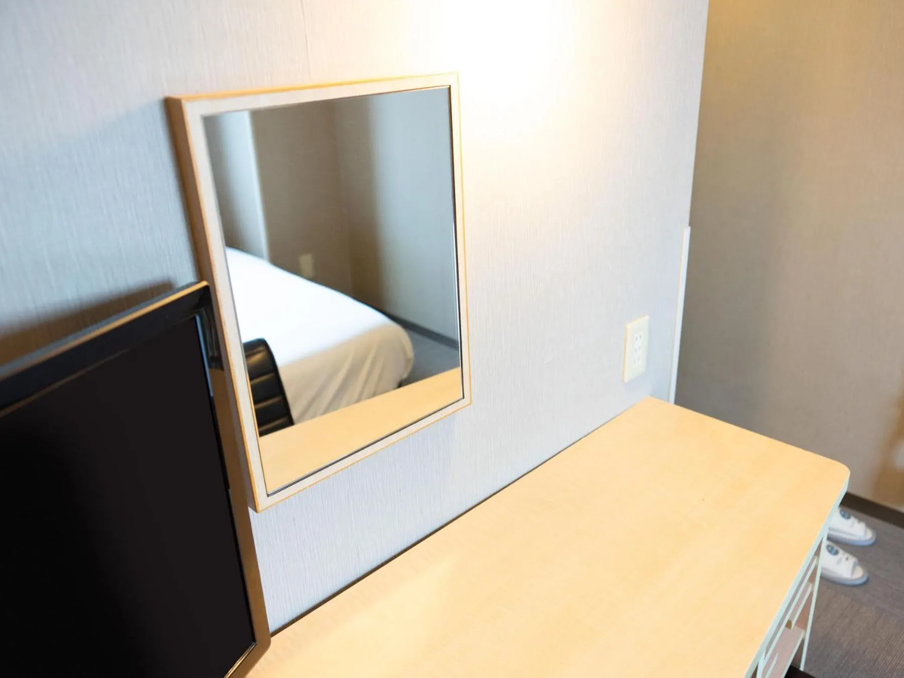 Bed in Super Hotel Fuji Inter