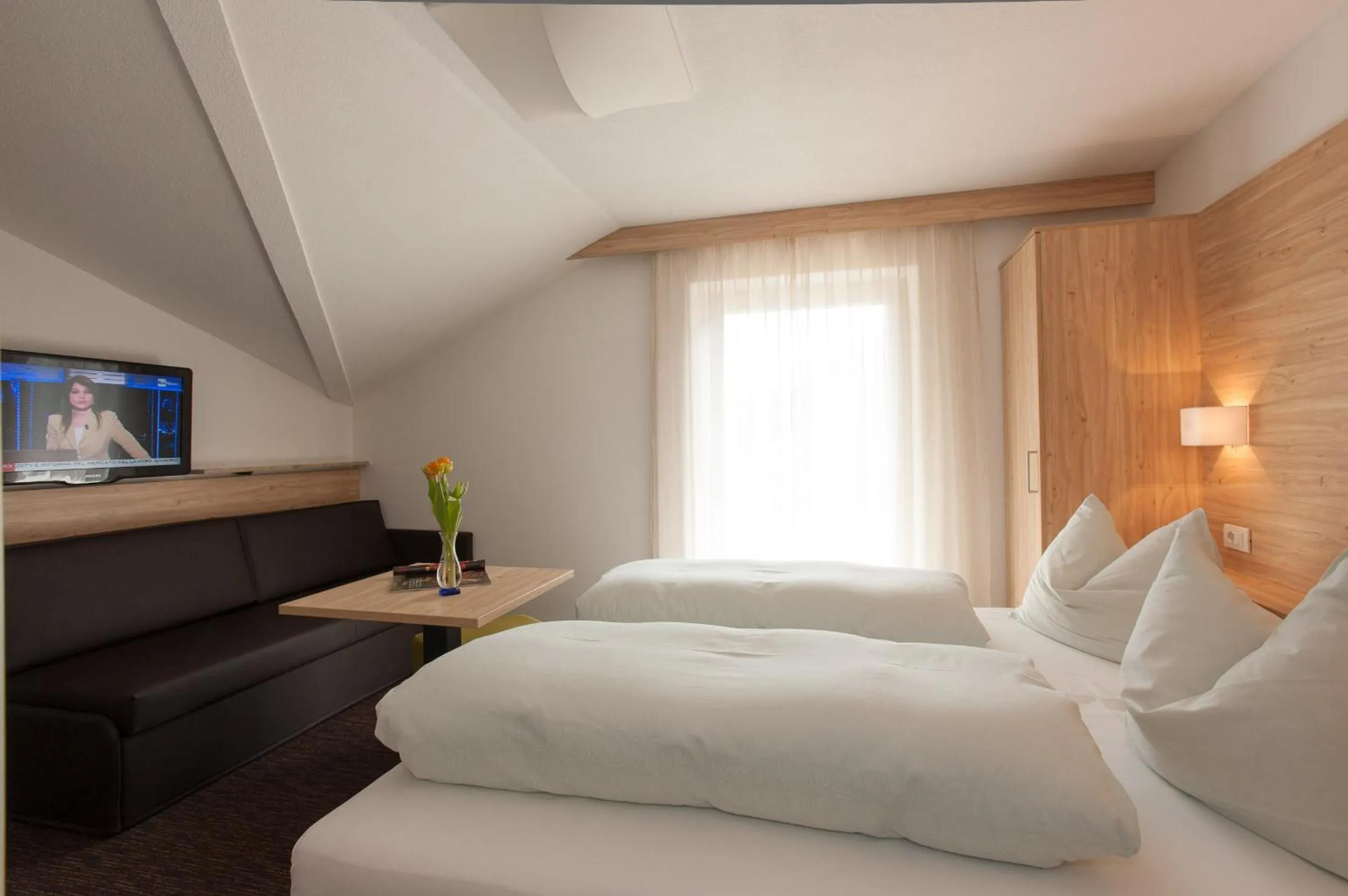 Bed in Hotel Stifter