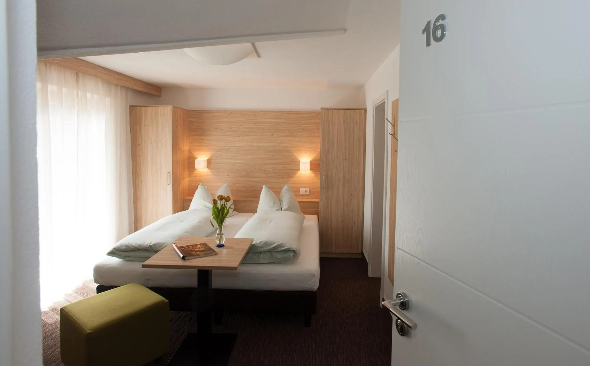 Bed in Hotel Stifter