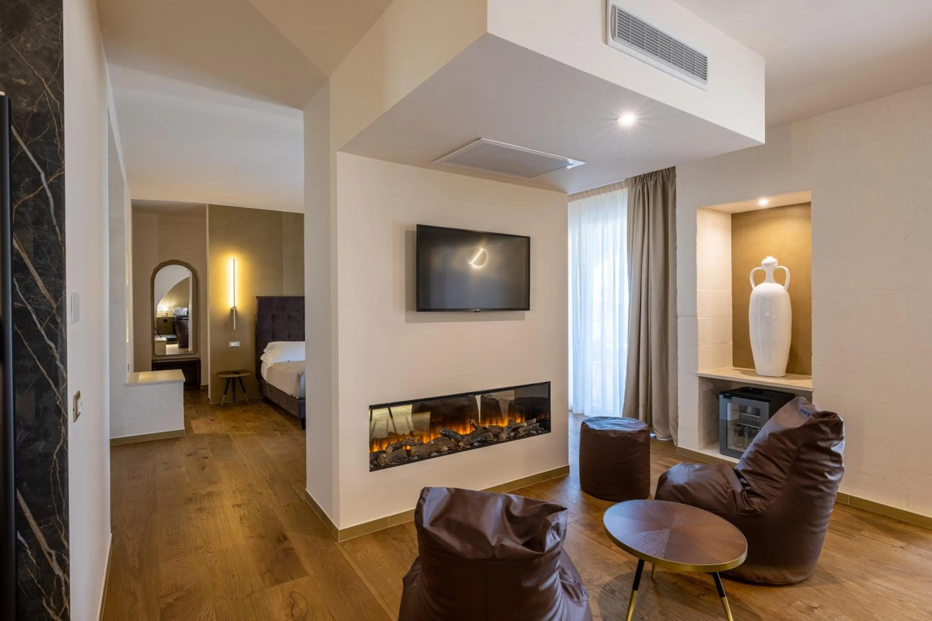 Communal lounge/ TV room in Relais Masseria Caselli