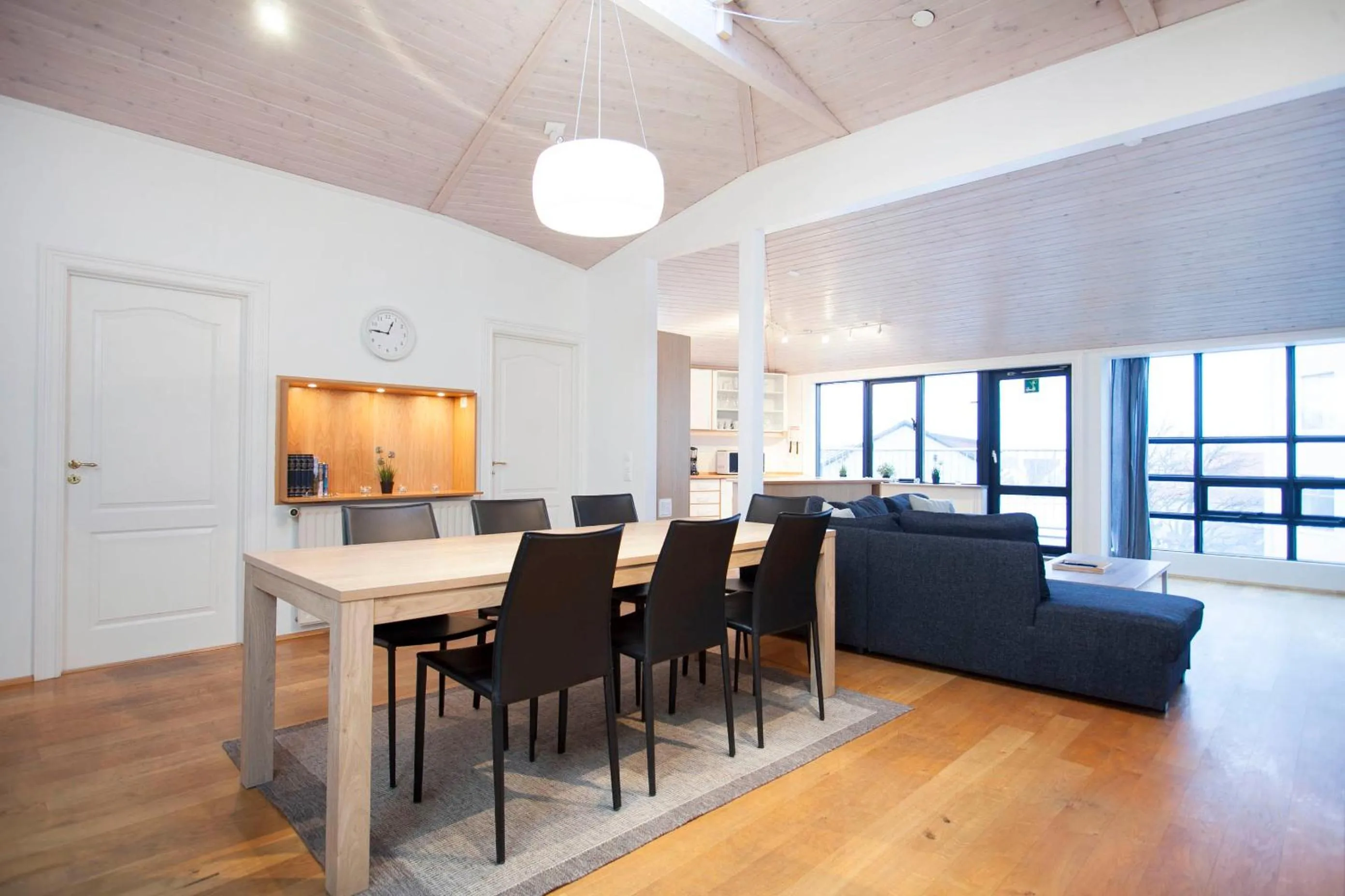 Kitchen or kitchenette in Odinn Reykjavik Skolavordustigur Apartments