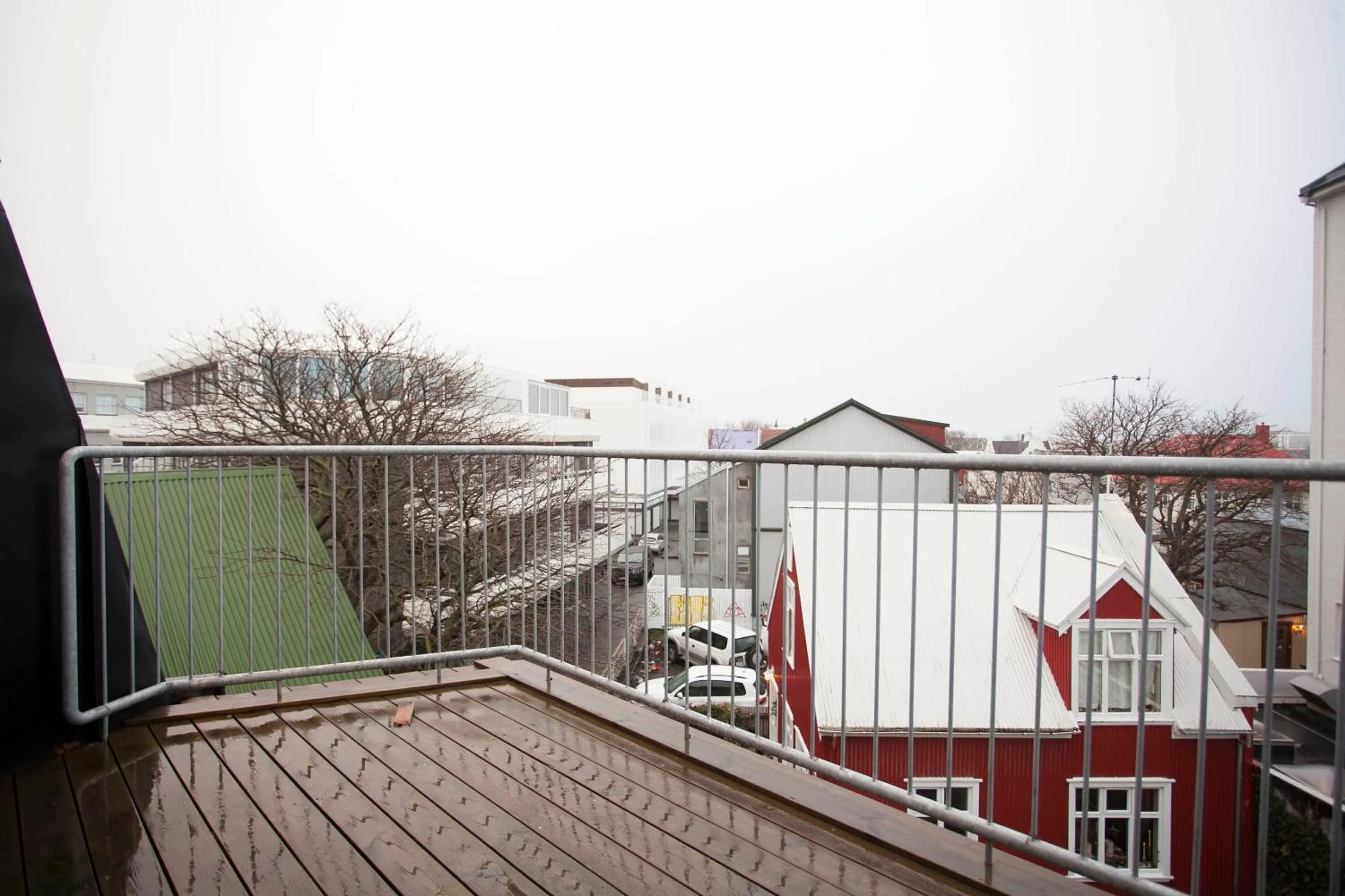 Balcony/Terrace in Odinn Reykjavik Skolavordustigur Apartments
