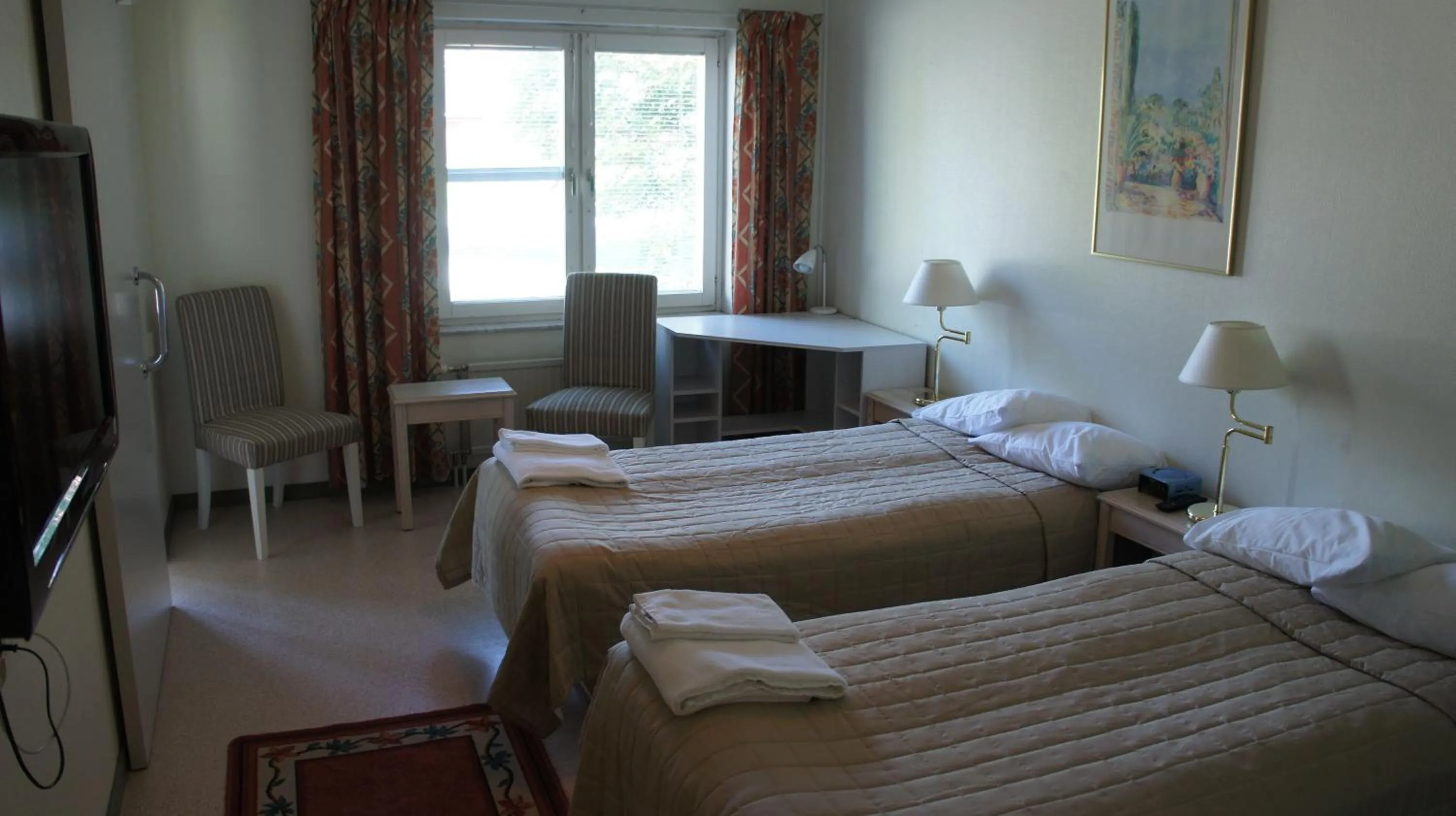 Decorative detail, Bed in Hotell Vindelngallerian
