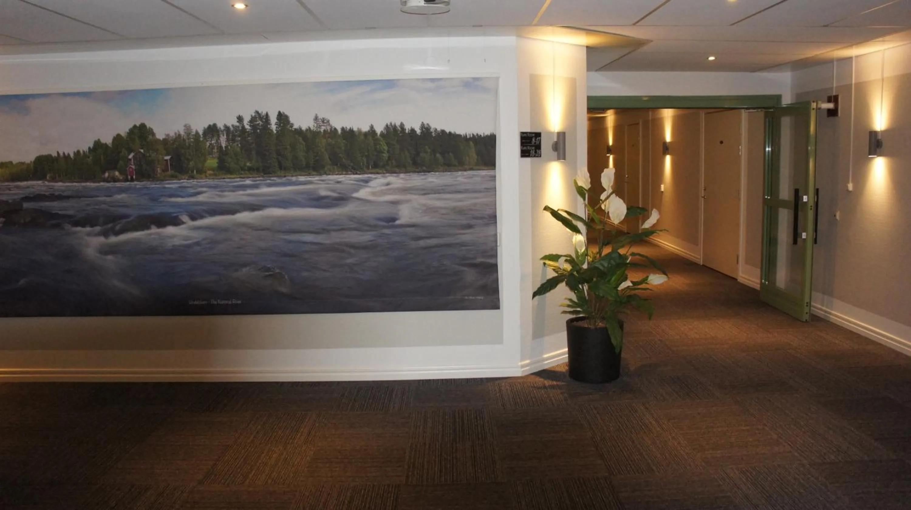 On site in Hotell Vindelngallerian