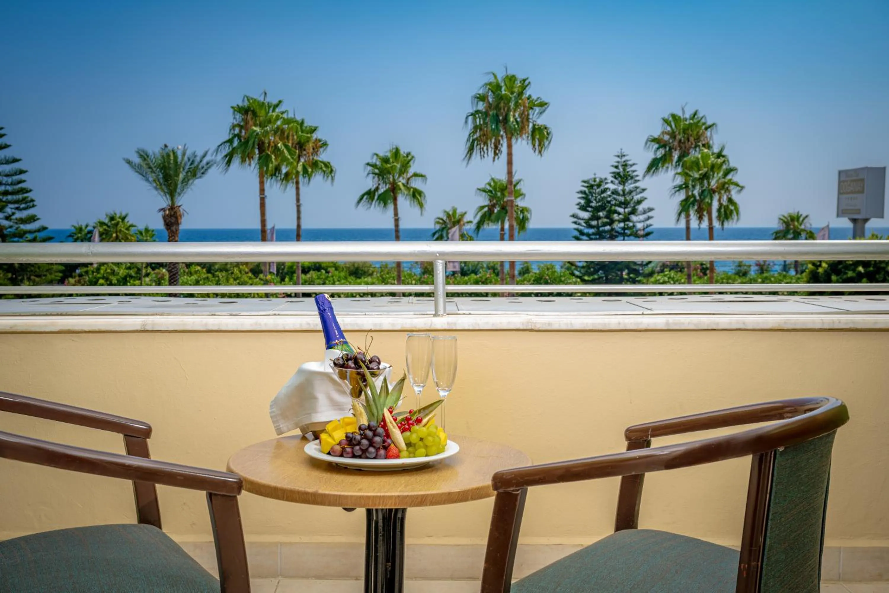 Balcony/Terrace in Beach Club Doganay Hotel - All Inclusive