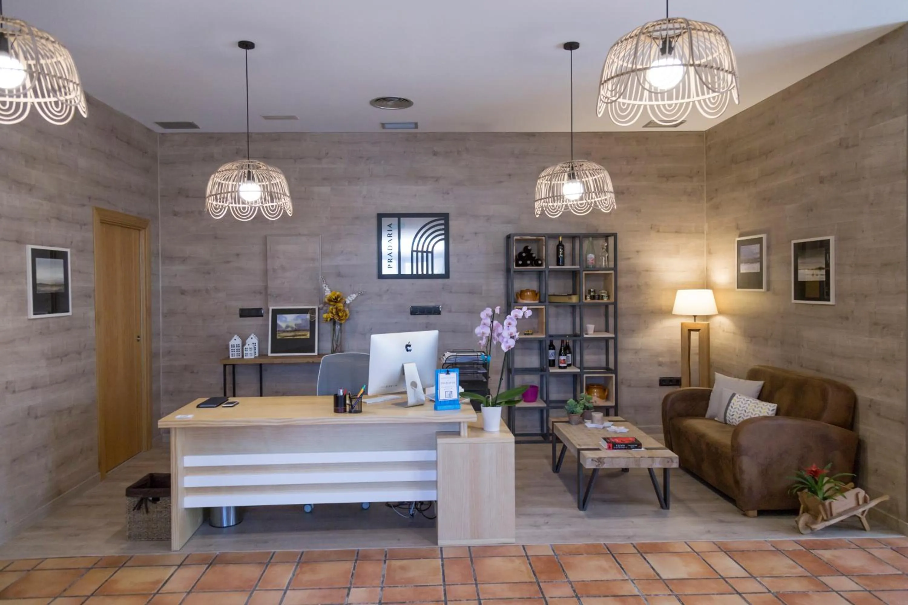 Living room in Hostal Pradaria