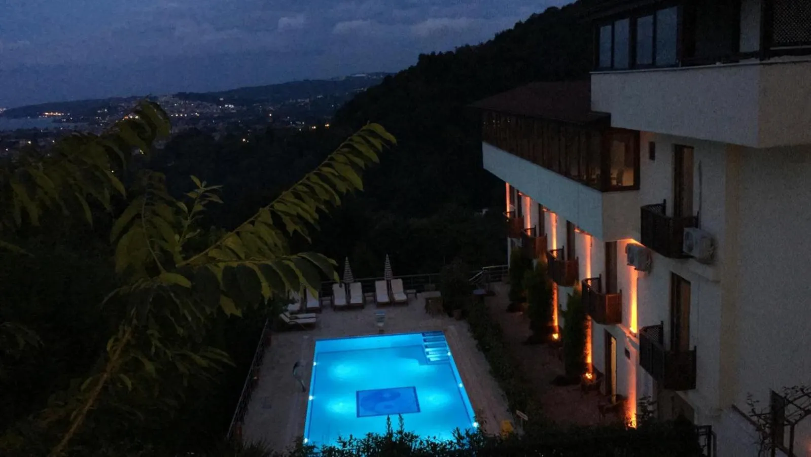 Pool view in Sapanca Dilek Konagi Hotel