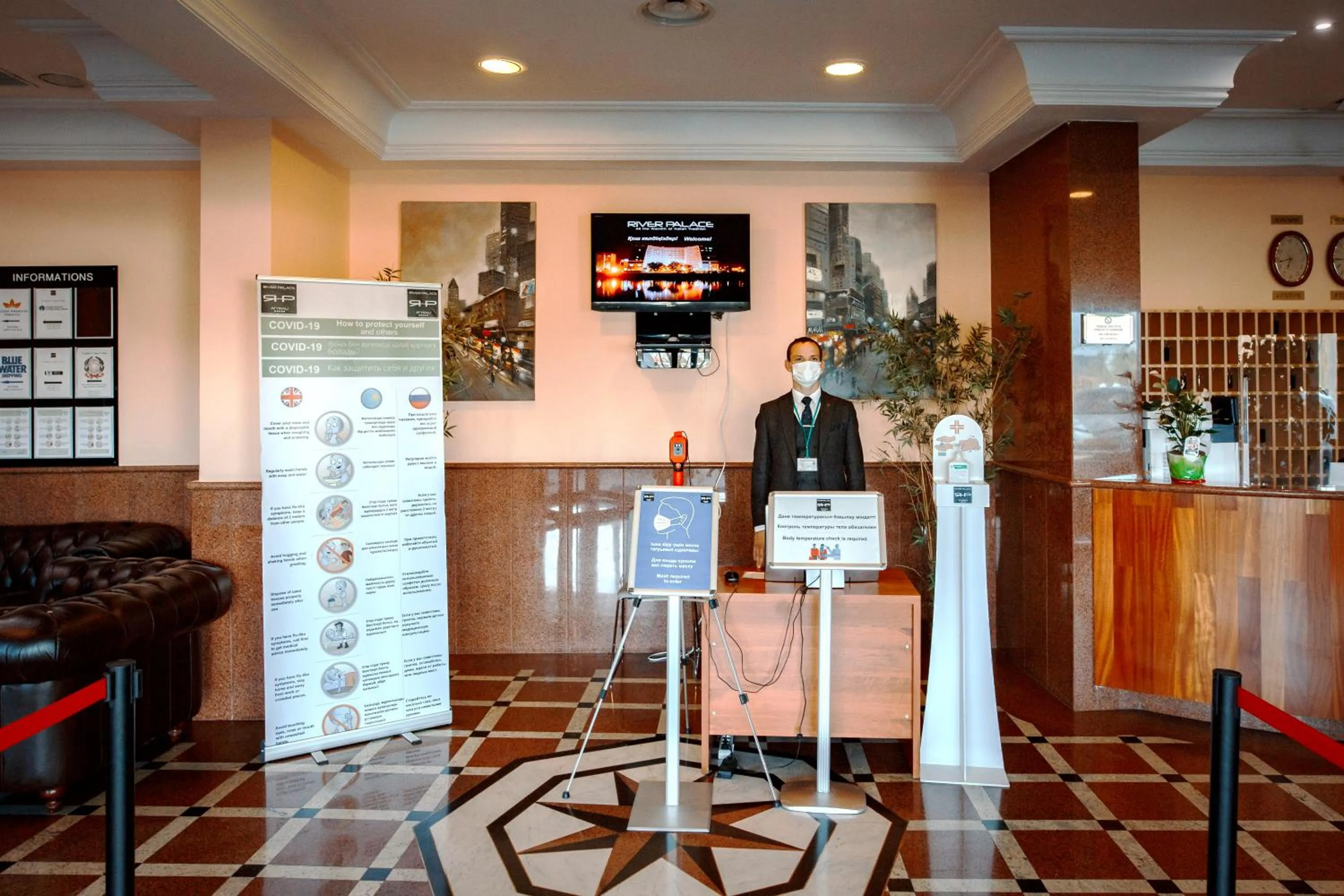 Staff in River Palace Hotel