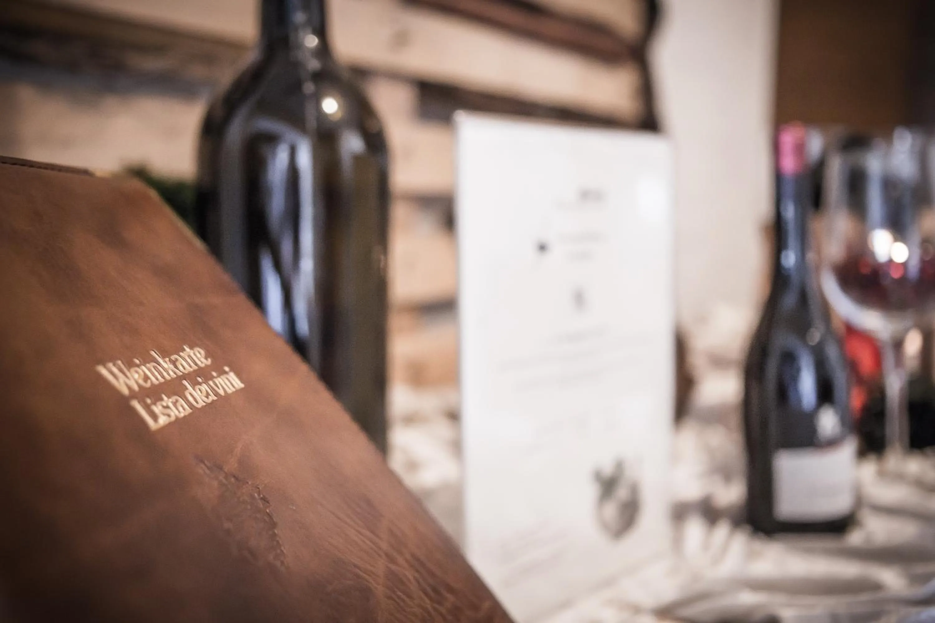 Alcoholic drinks in Hotel Bergland