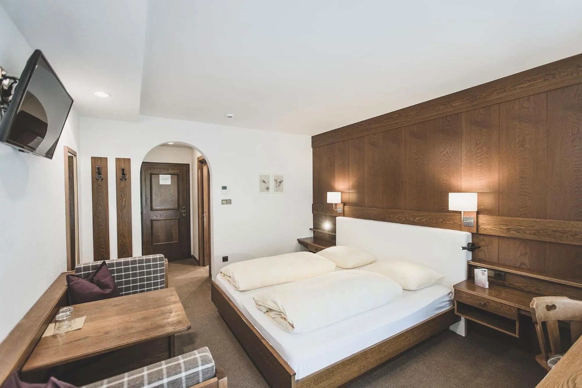 Bedroom, Bed in Hotel Bergland