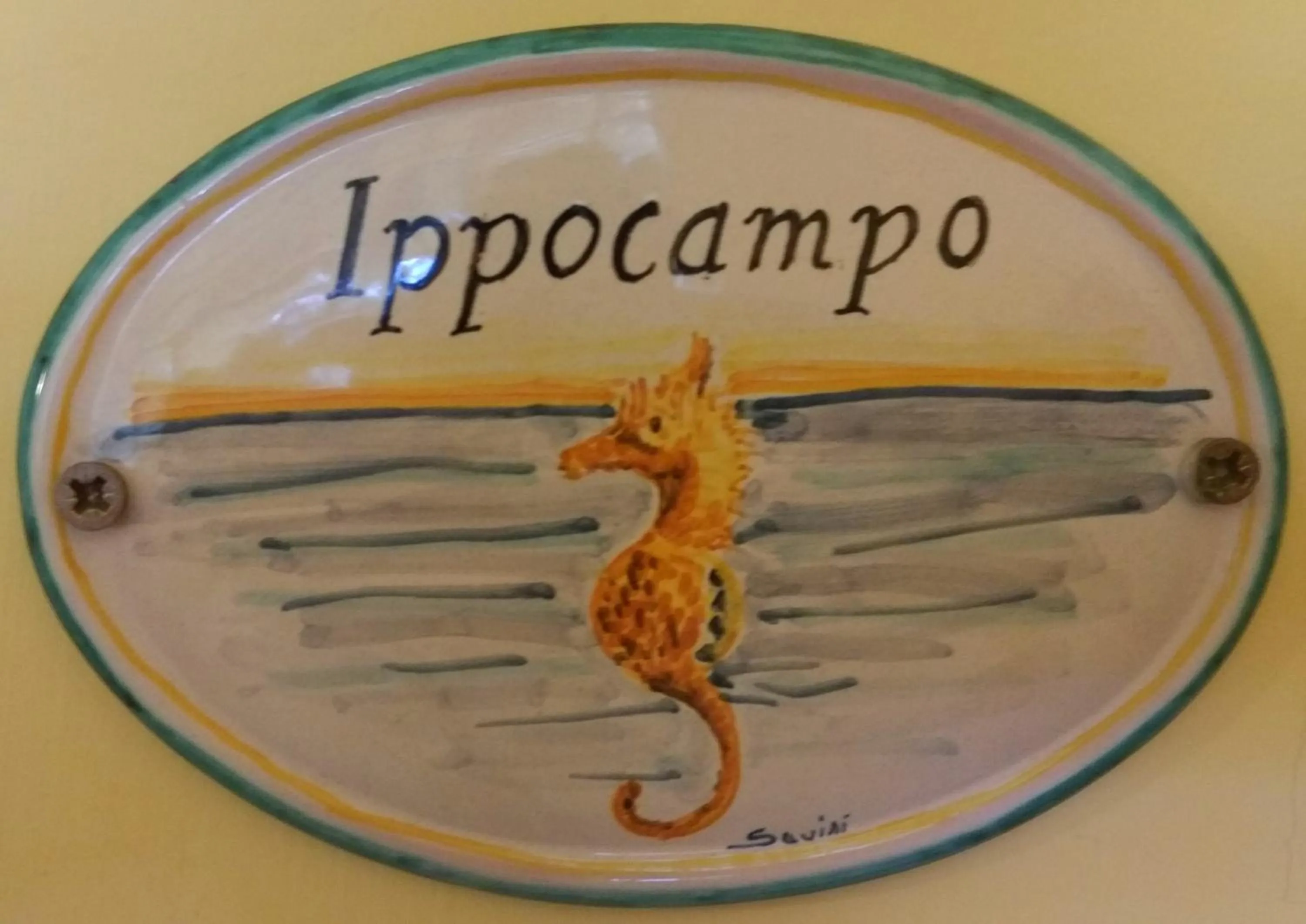 Decorative detail in B&B Il Parco Dei Pini