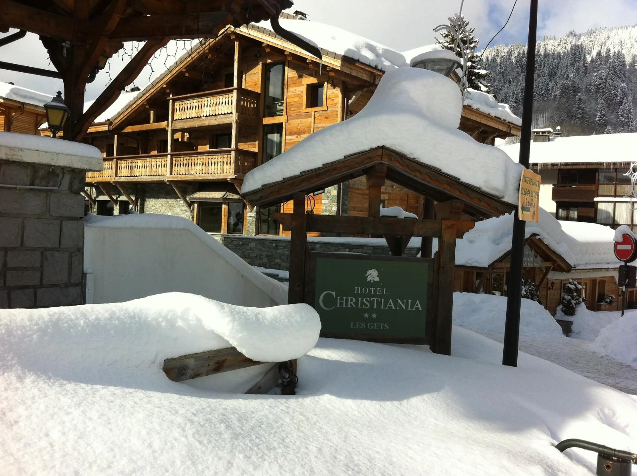Facade/entrance in Hotel Le Christiania