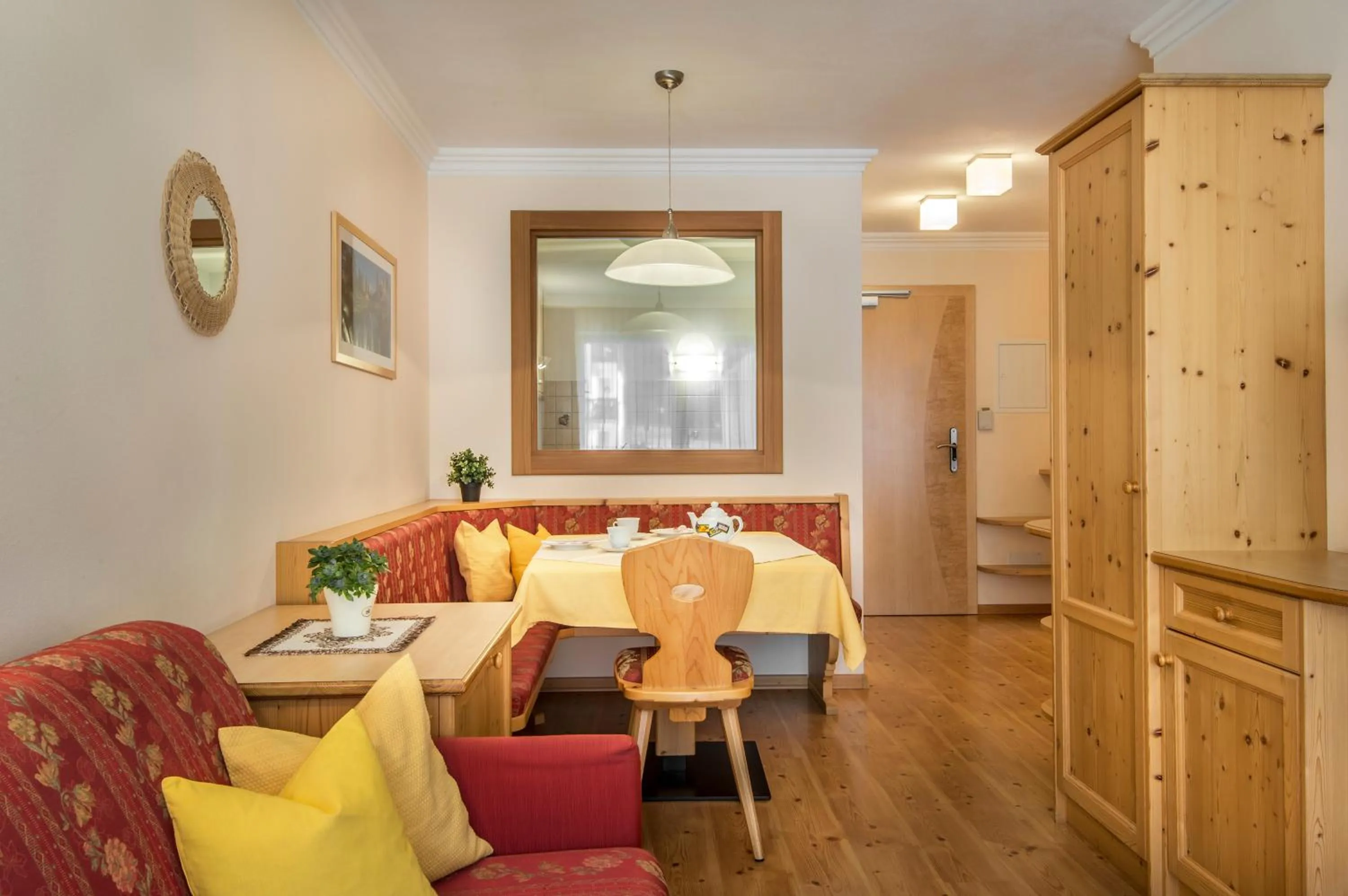 Living room, Bed in Residence Angelika