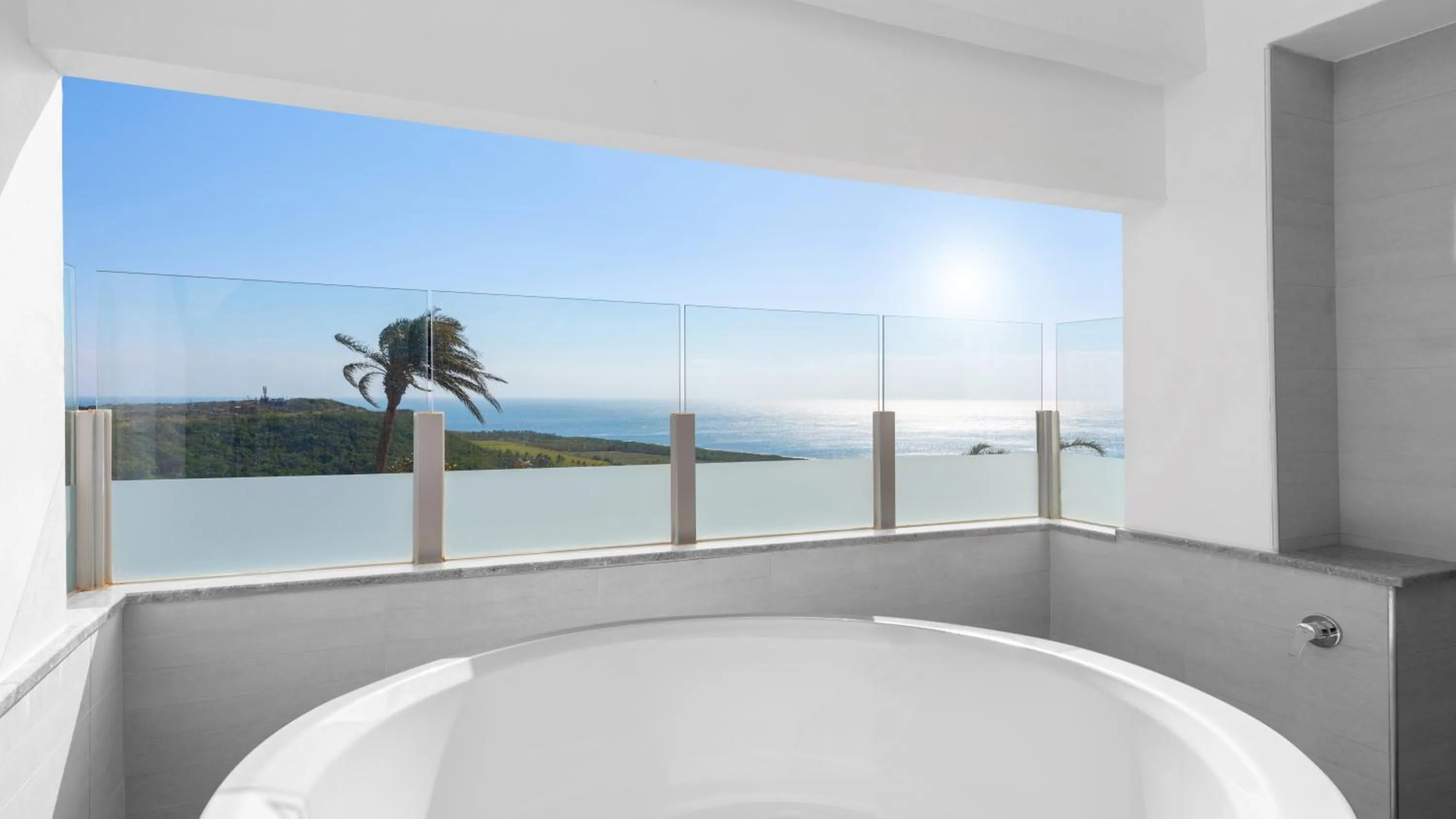 Bathroom in SkyeBay Club