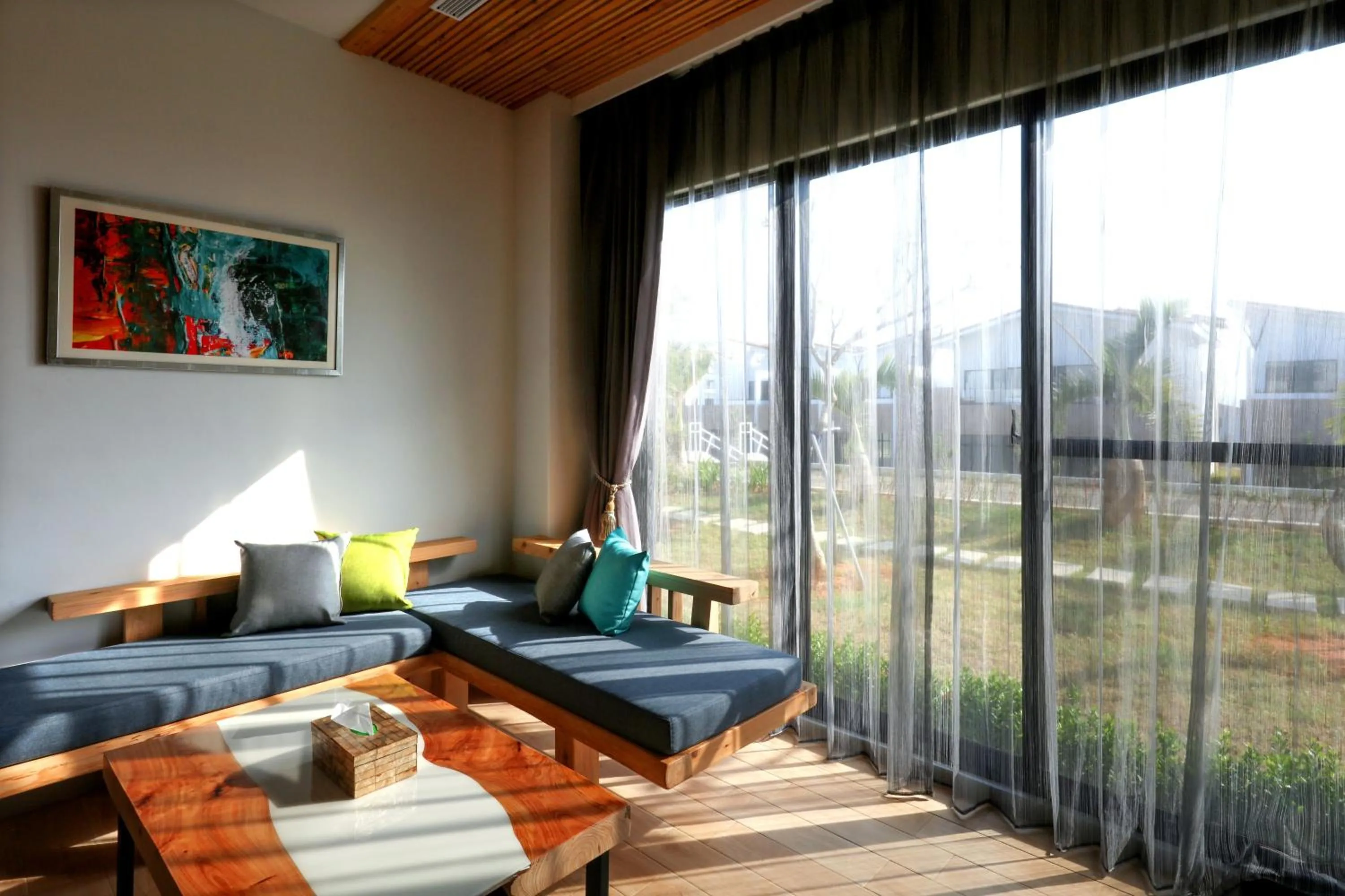 Living room in SkyeBay Club