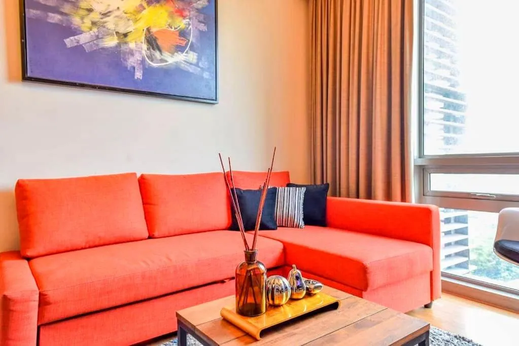 Seating area in Platinum Suites at Swiss Garden