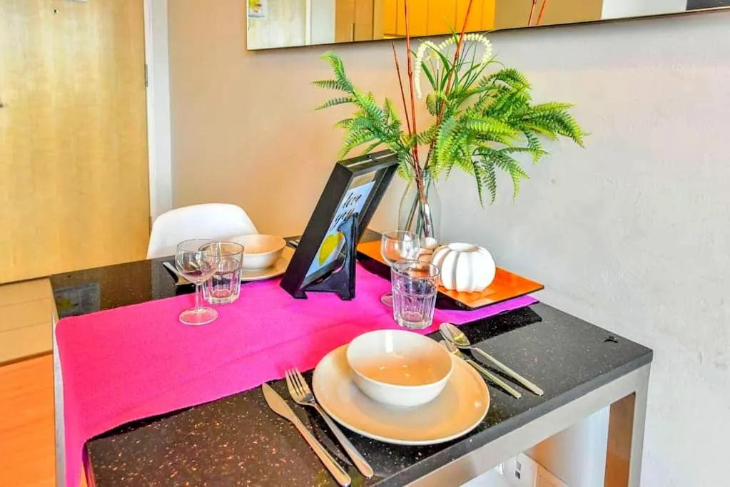 Dining area in Platinum Suites at Swiss Garden