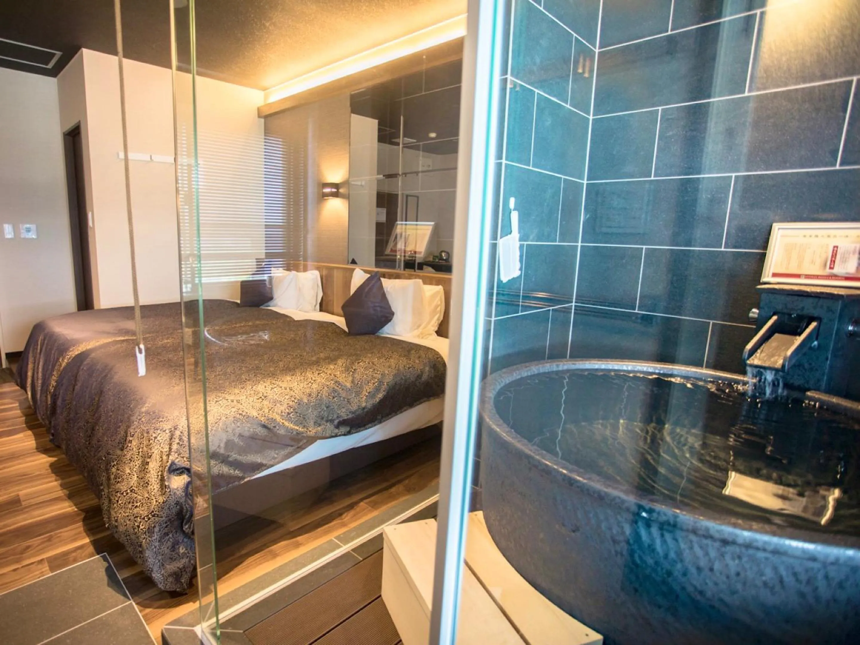 Bed in LiVEMAX RESORT Kyotango Sea Front