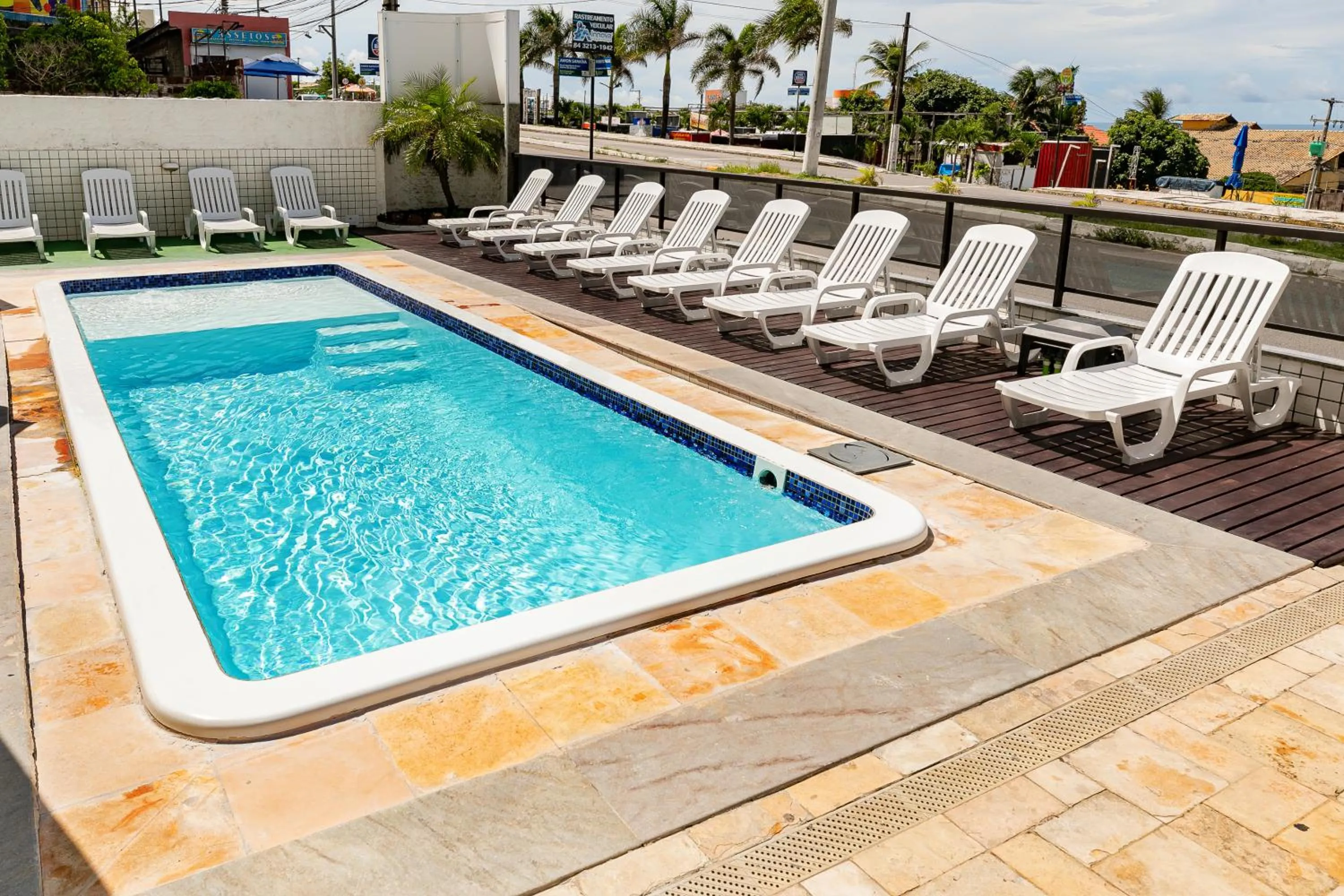 Swimming pool in Yak Beach Hotel Ponta Negra