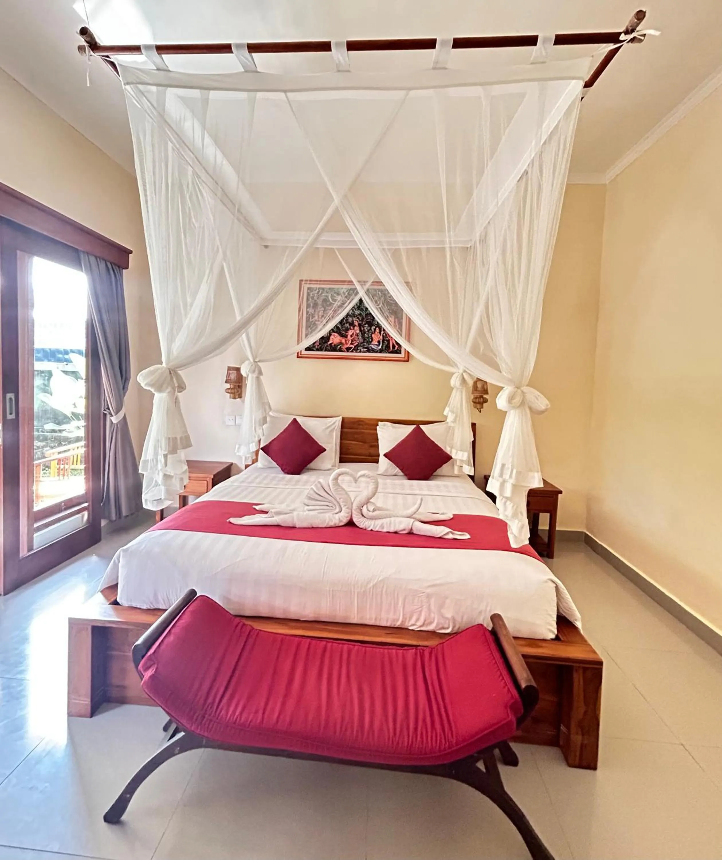 Bed in Canting Bali Suite