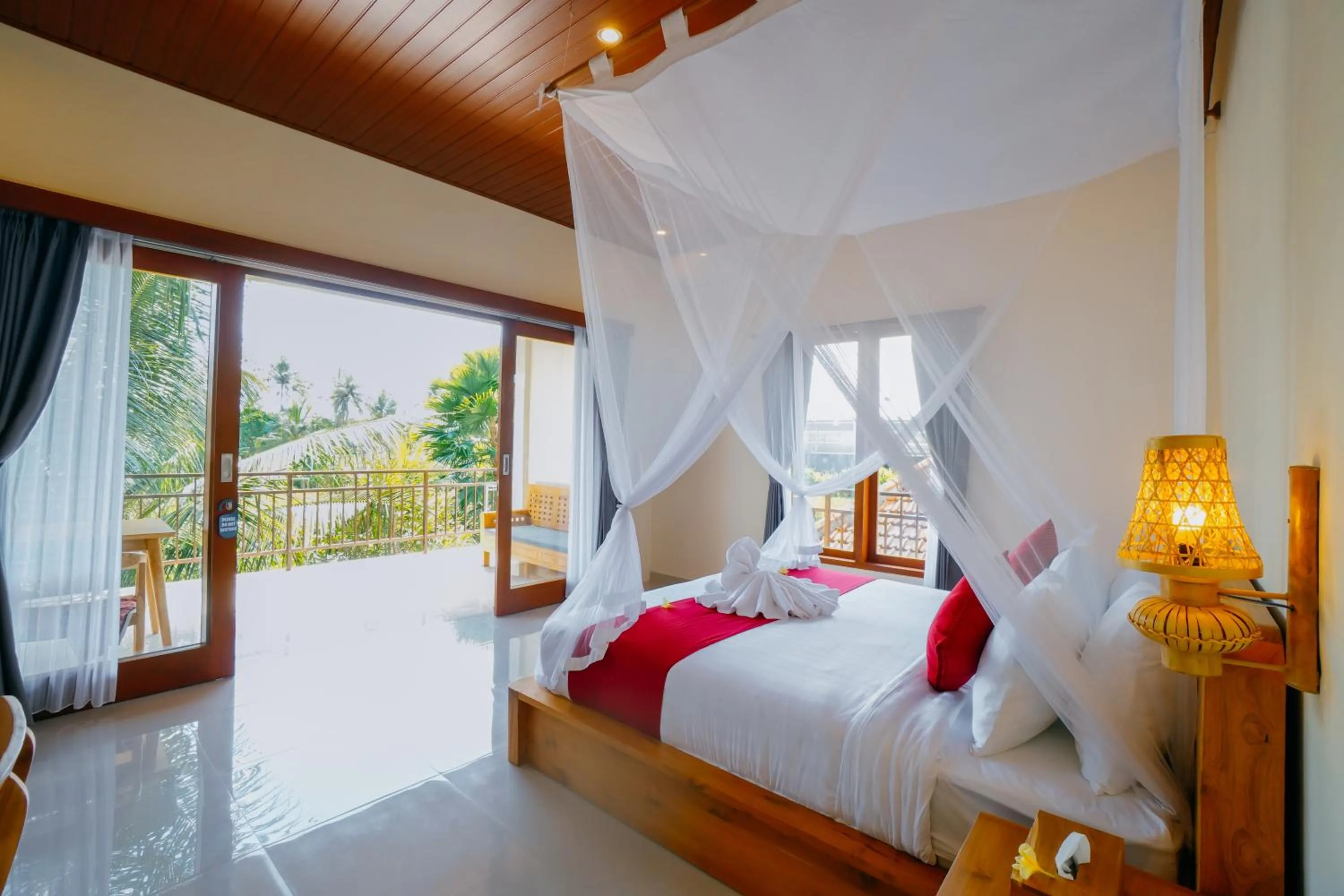 Bed in Canting Bali Suite