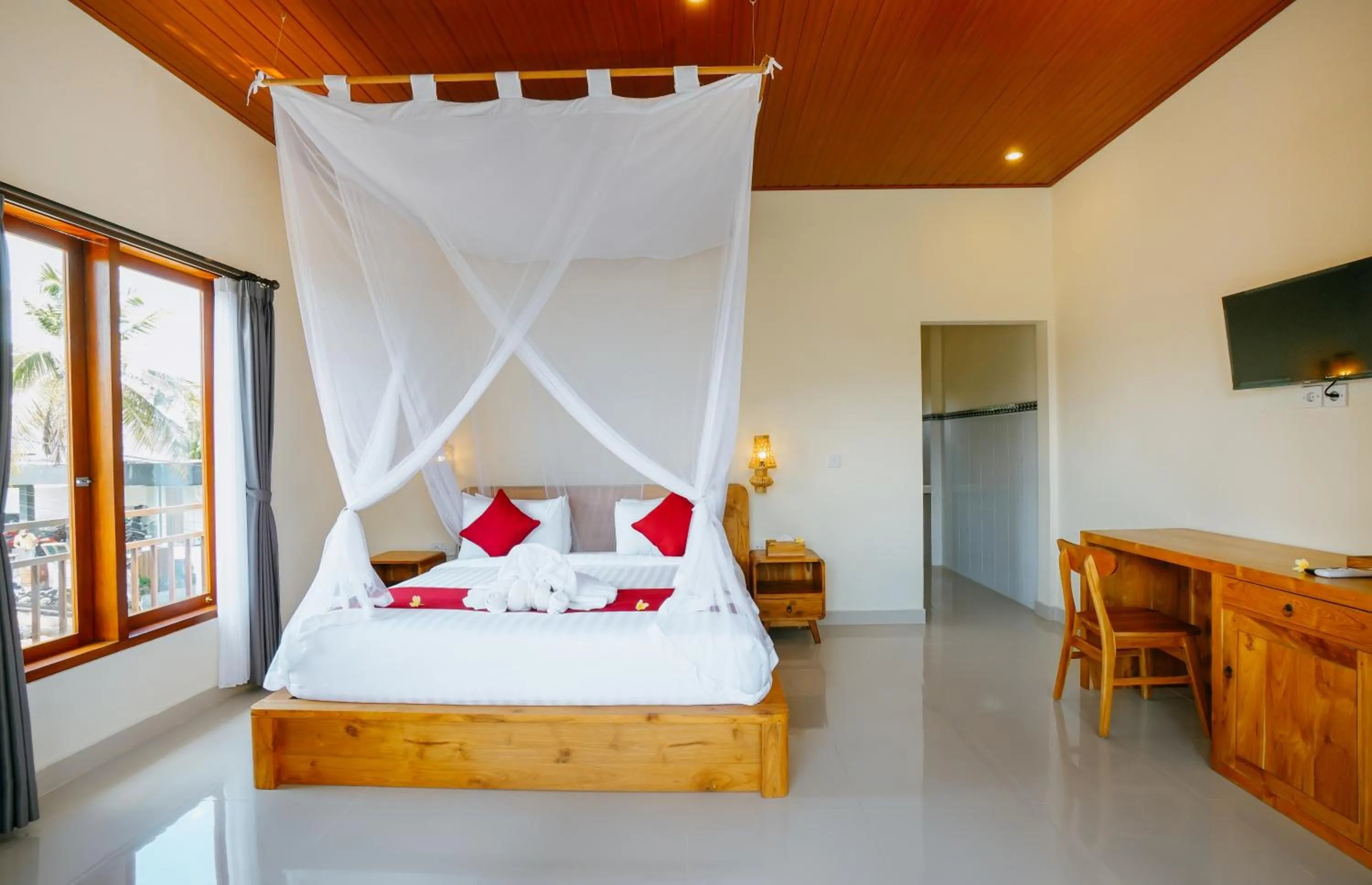 Bed in Canting Bali Suite