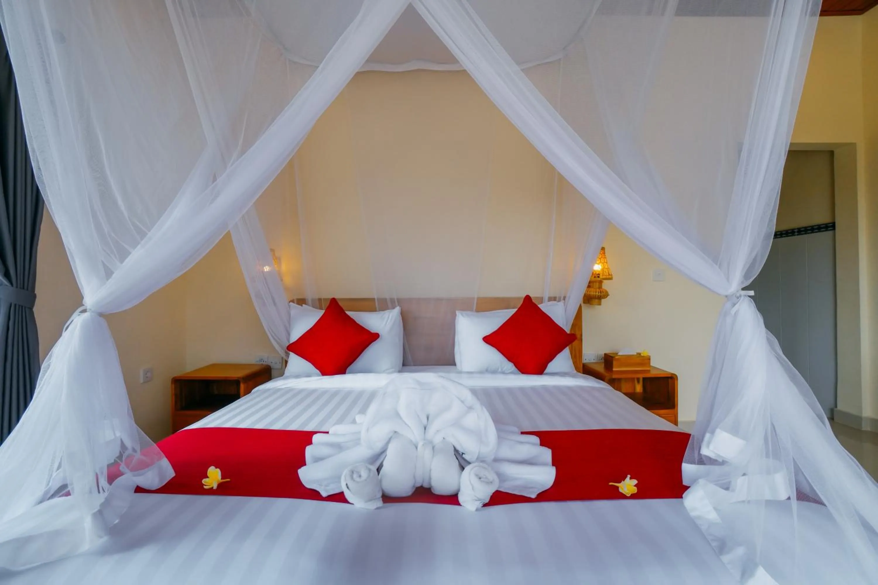 Bed in Canting Bali Suite