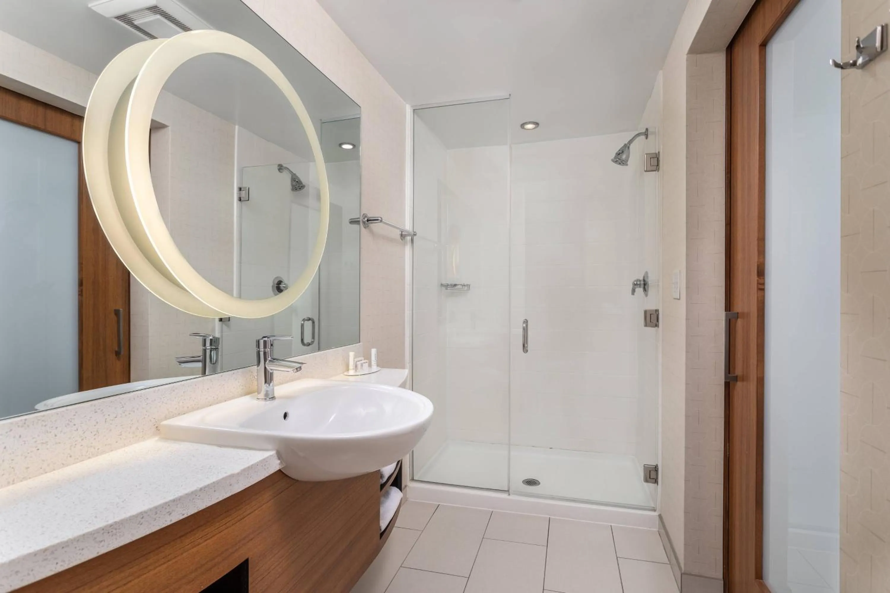 Bathroom in SpringHill Suites by Marriott Downtown Chattanooga/Cameron Harbor