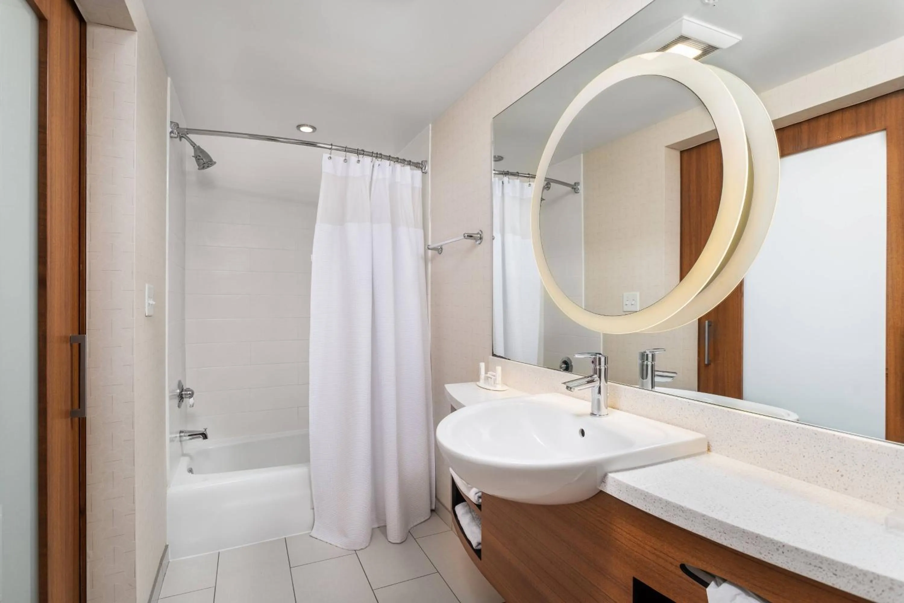 Bathroom in SpringHill Suites by Marriott Downtown Chattanooga/Cameron Harbor