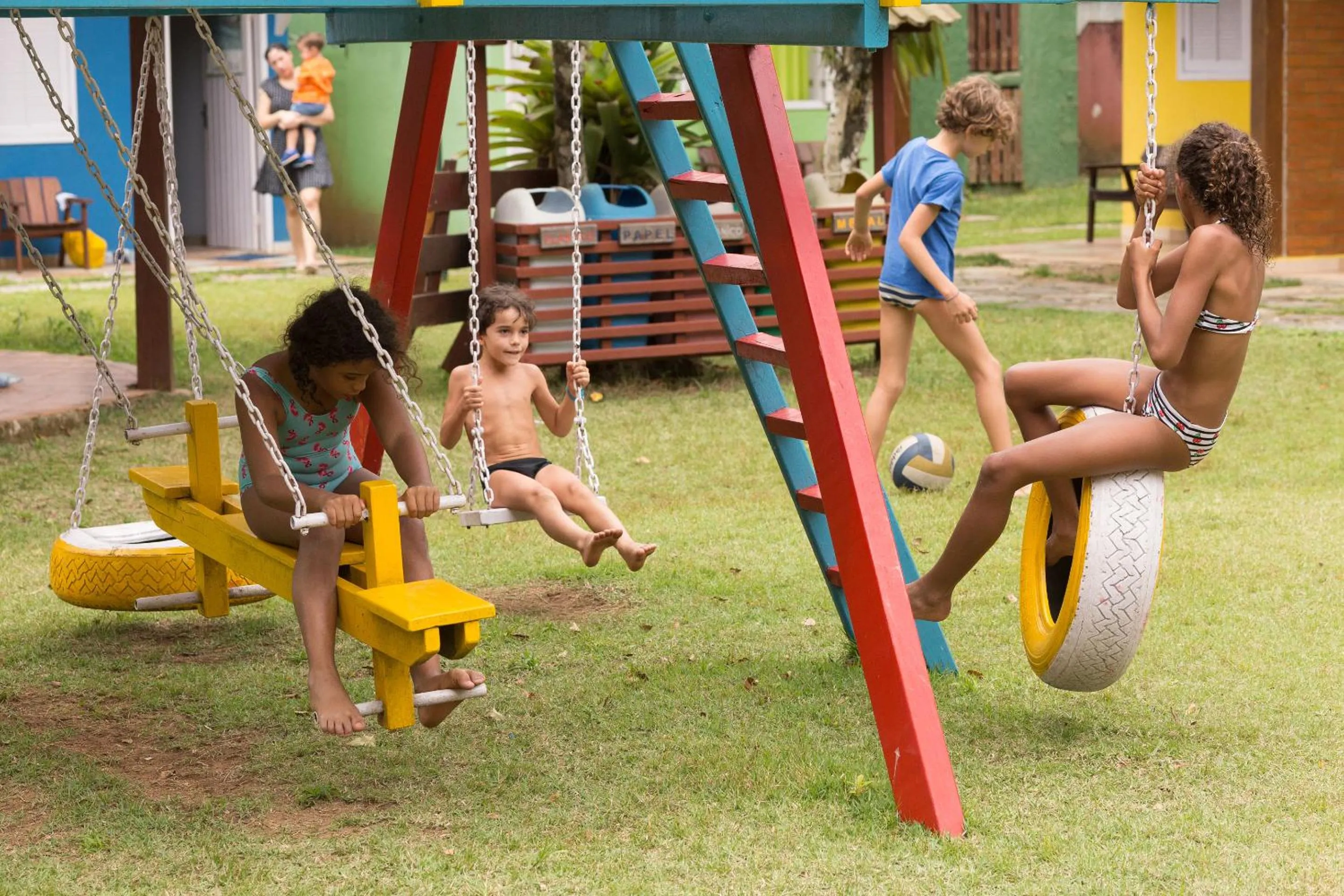 Children play ground in Pousada Recanto dos Lima
