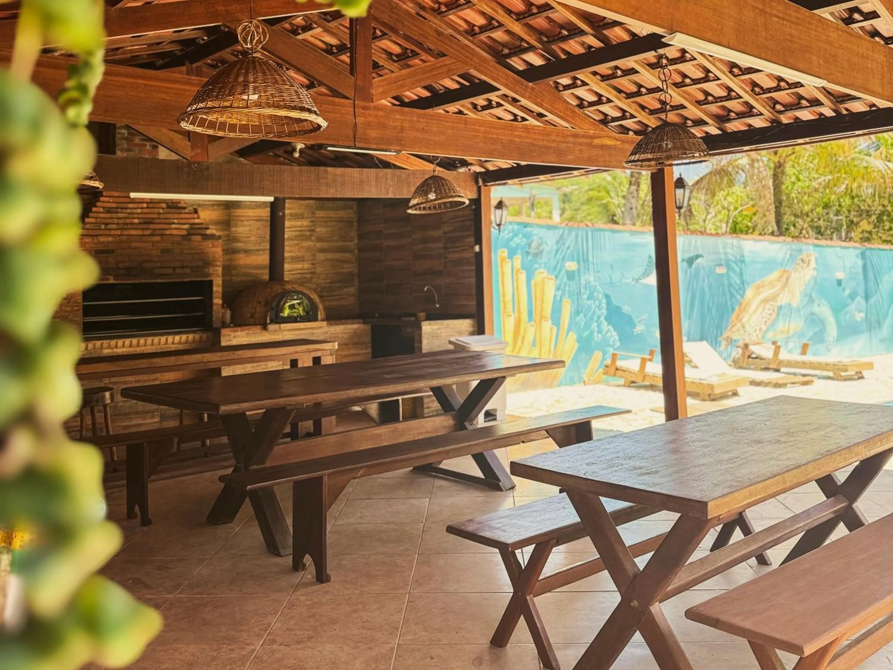 Restaurant/places to eat in Pousada Recanto dos Lima