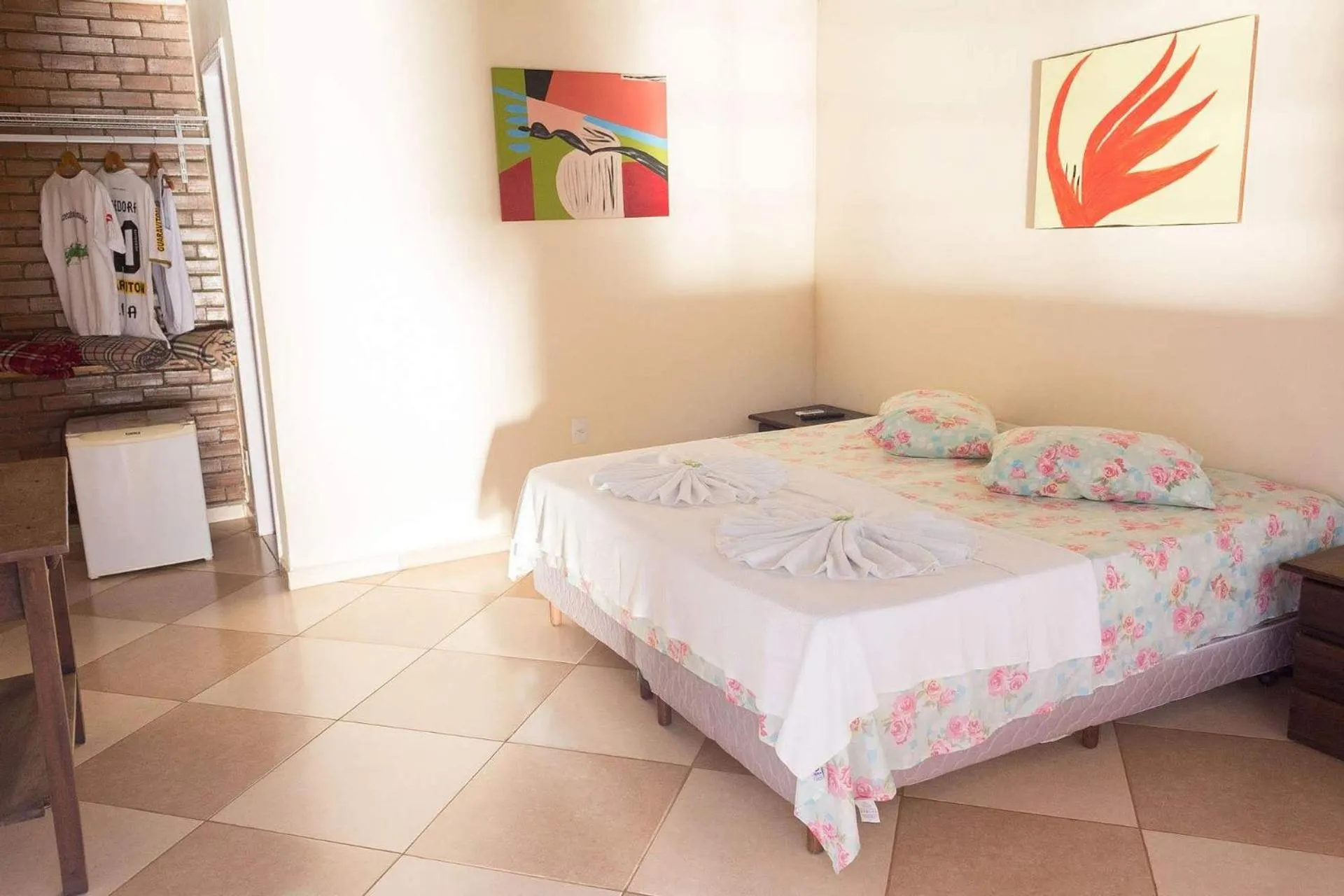 Bed in Pousada Recanto dos Lima