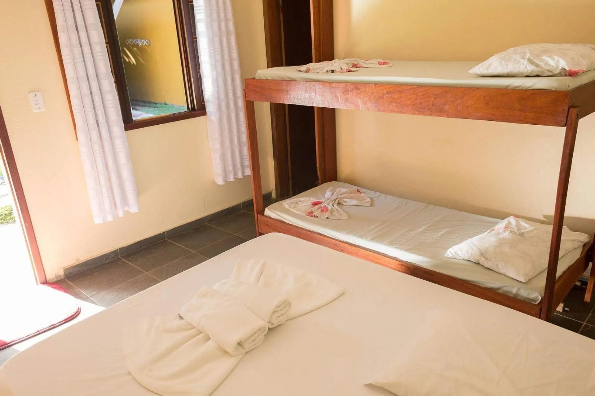 Bed in Pousada Recanto dos Lima