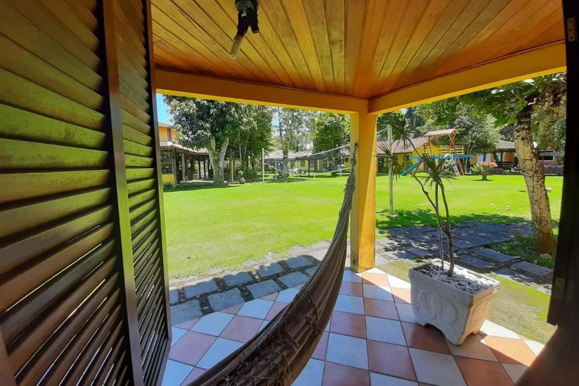 Patio in Pousada Recanto dos Lima