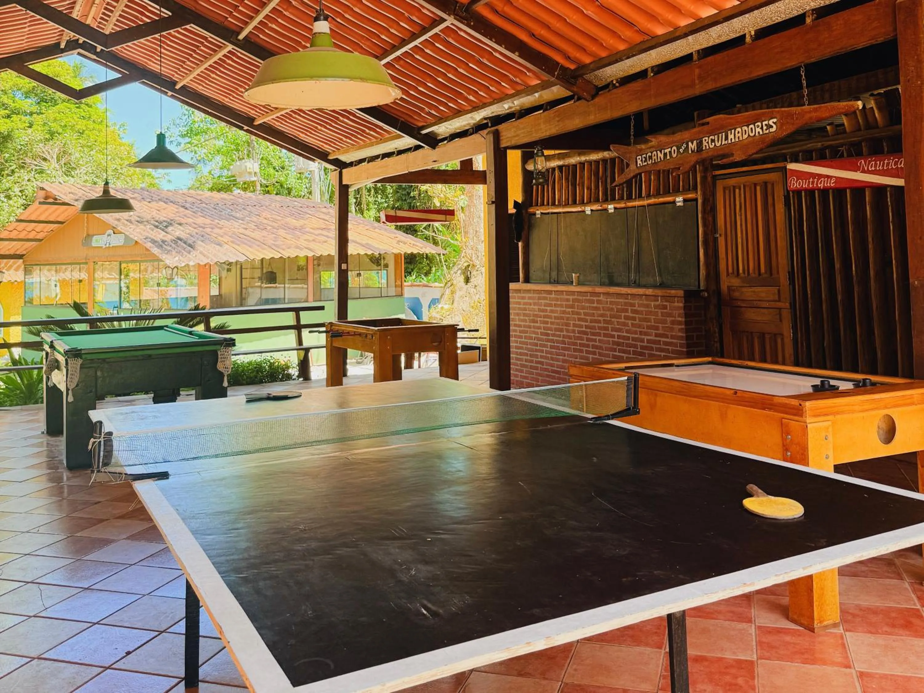 Billiard in Pousada Recanto dos Lima