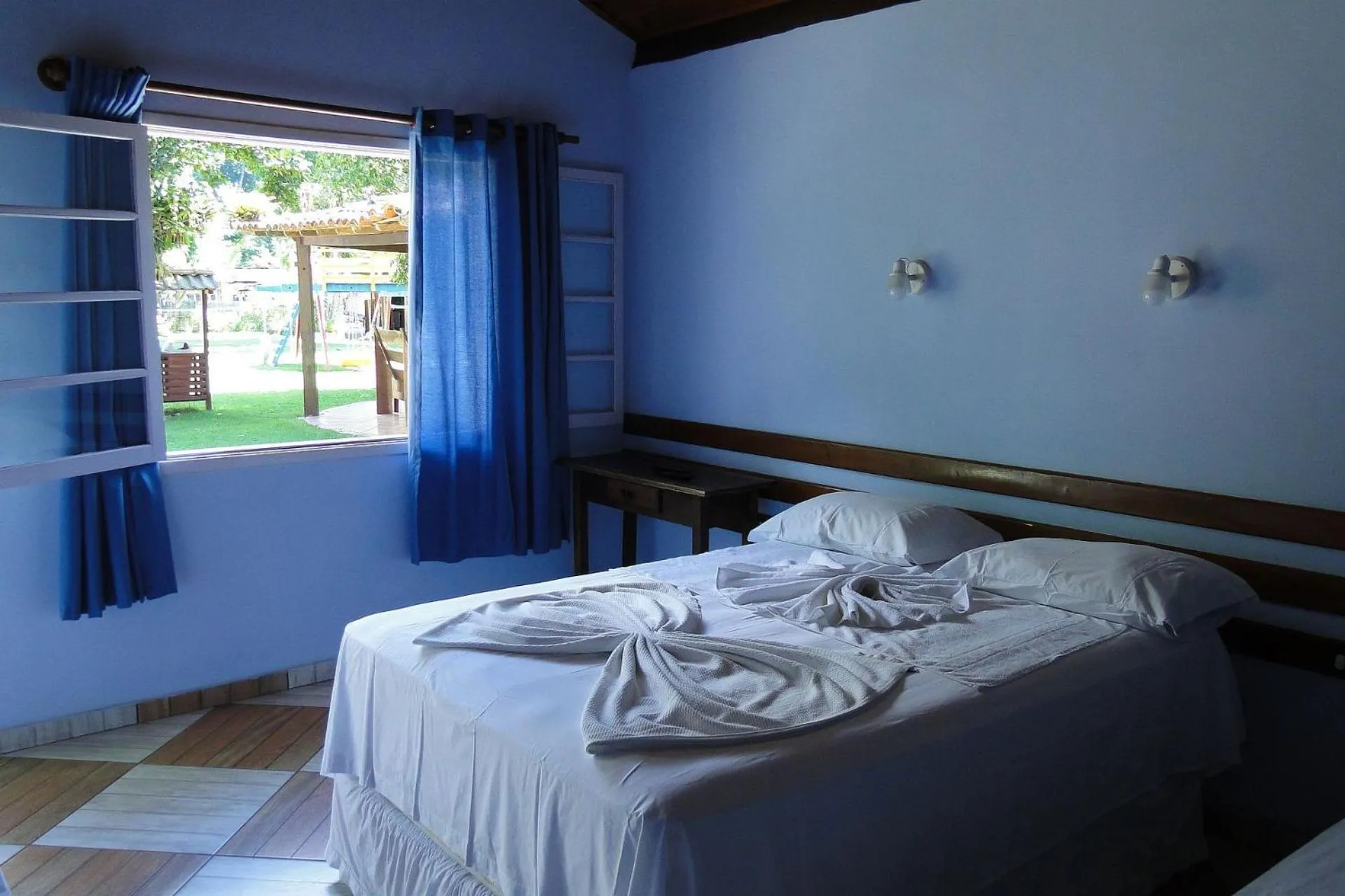 Bed in Pousada Recanto dos Lima