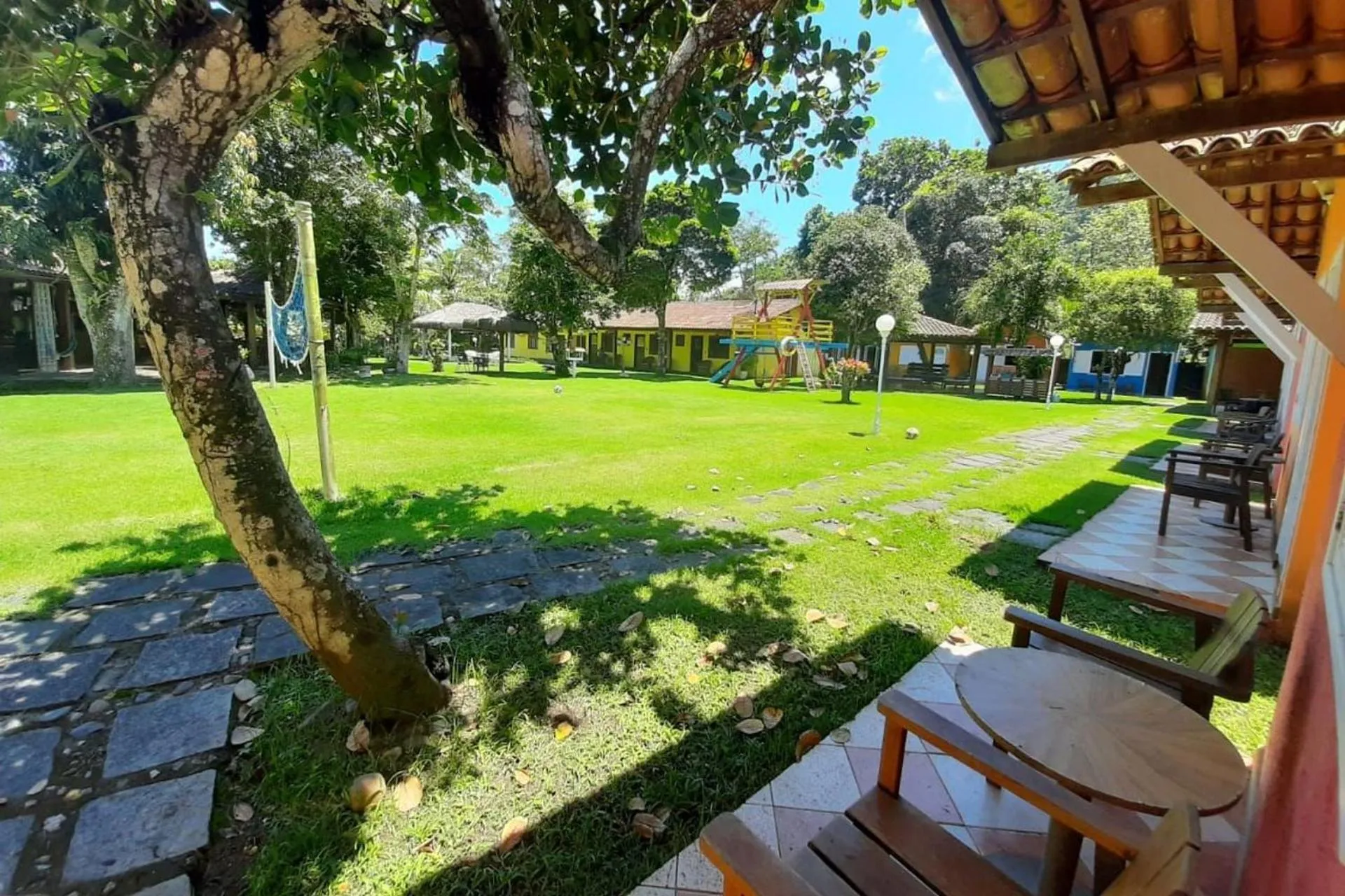 Garden view in Pousada Recanto dos Lima