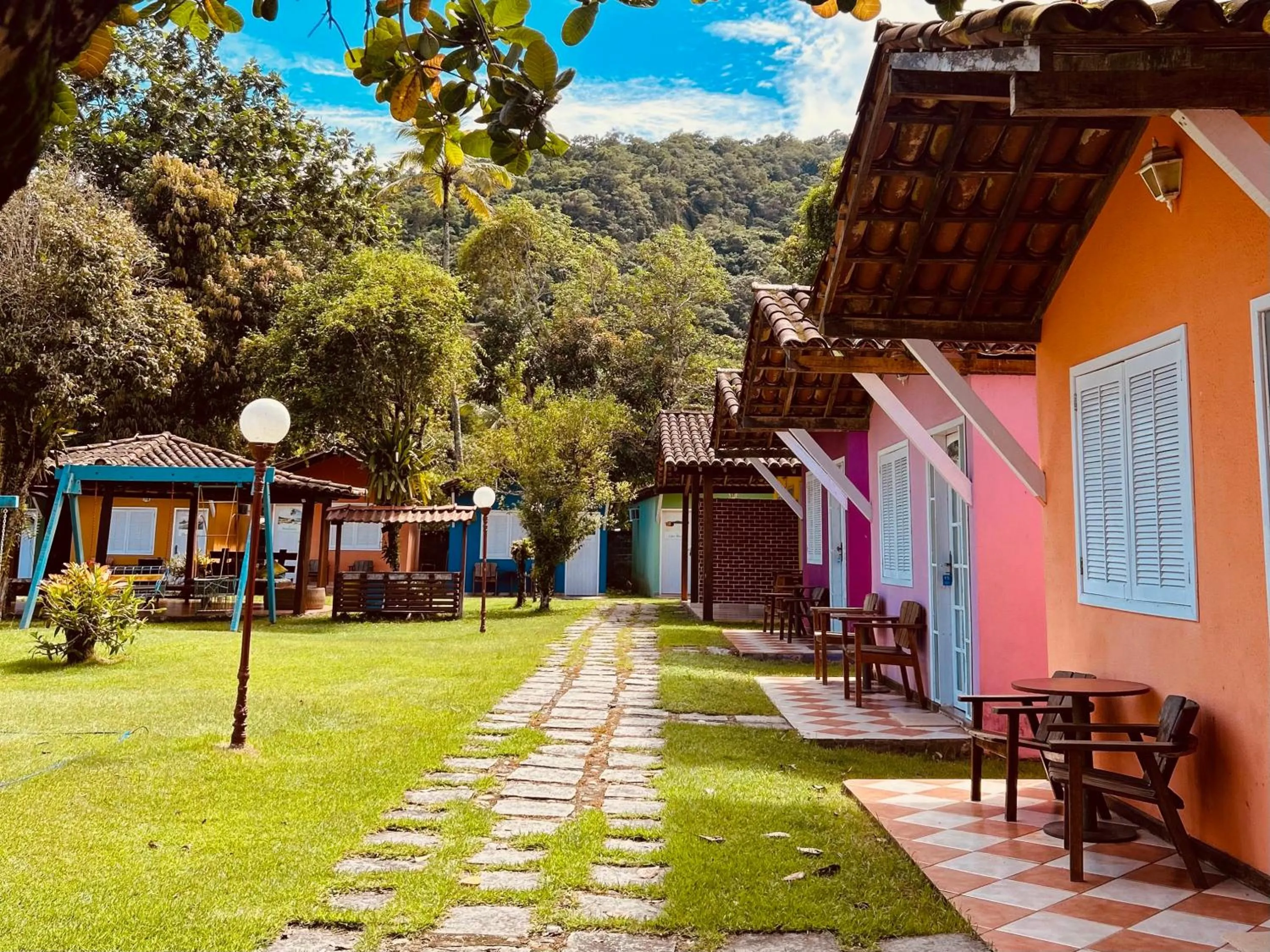 Patio in Pousada Recanto dos Lima