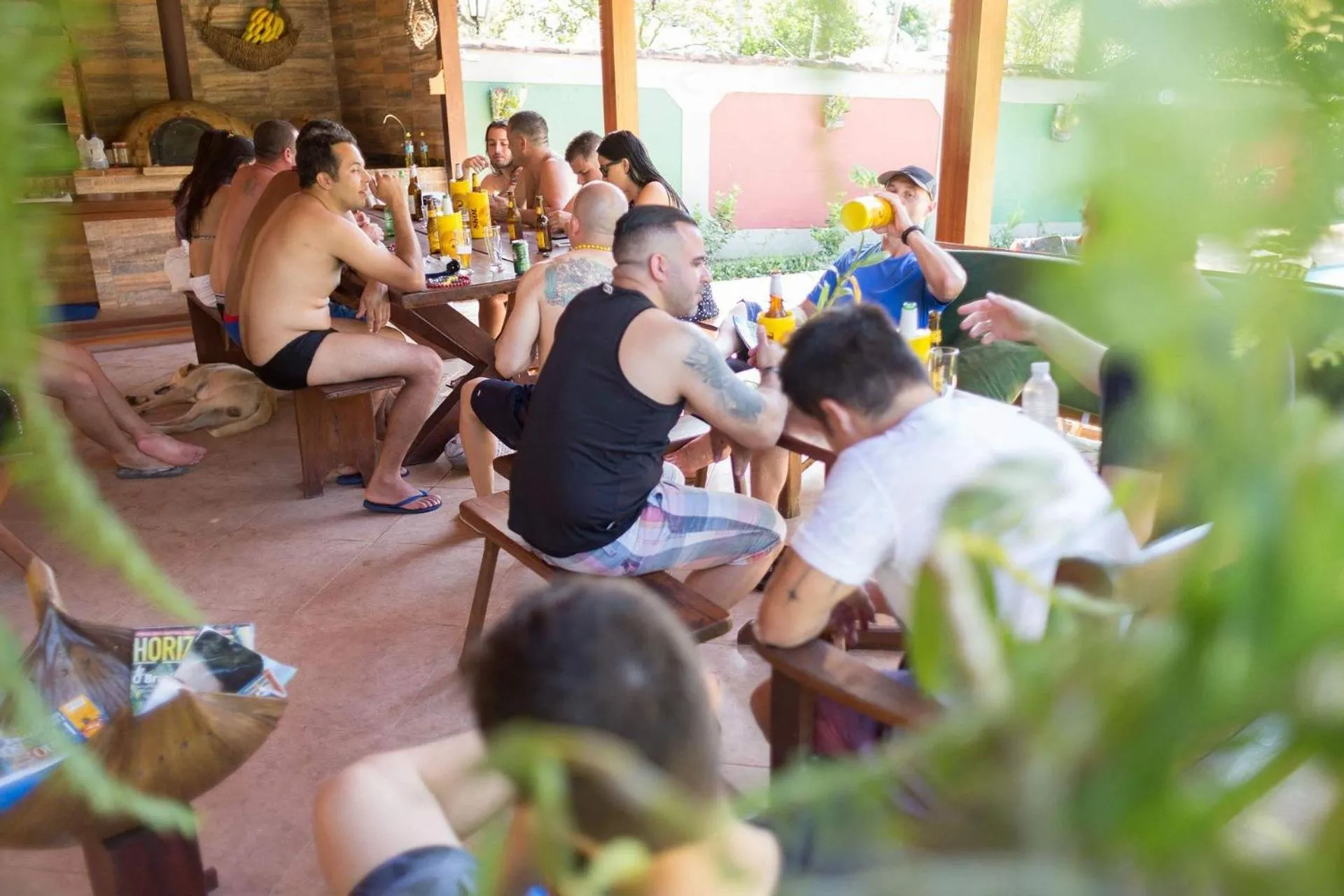 BBQ facilities in Pousada Recanto dos Lima