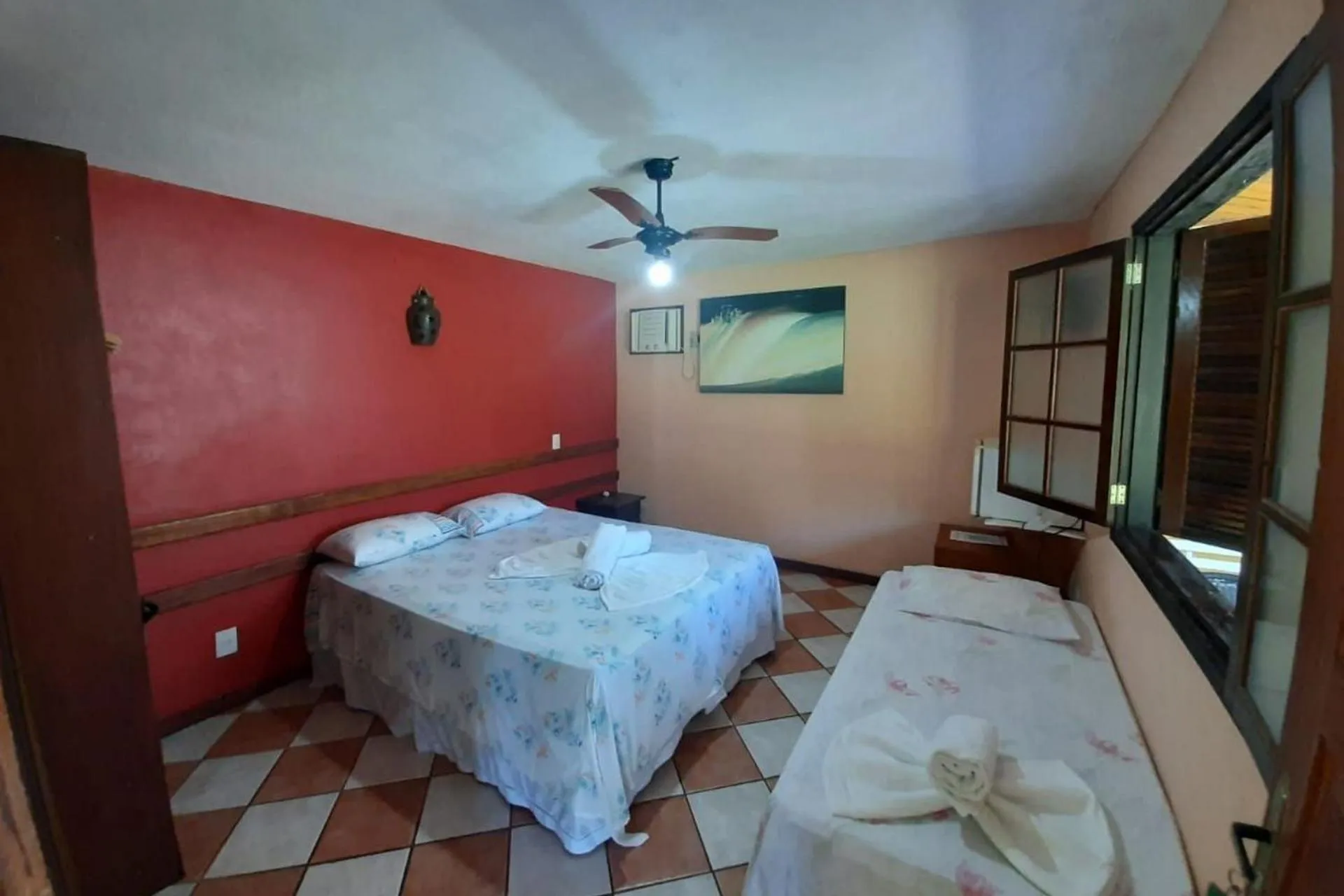 Bed in Pousada Recanto dos Lima