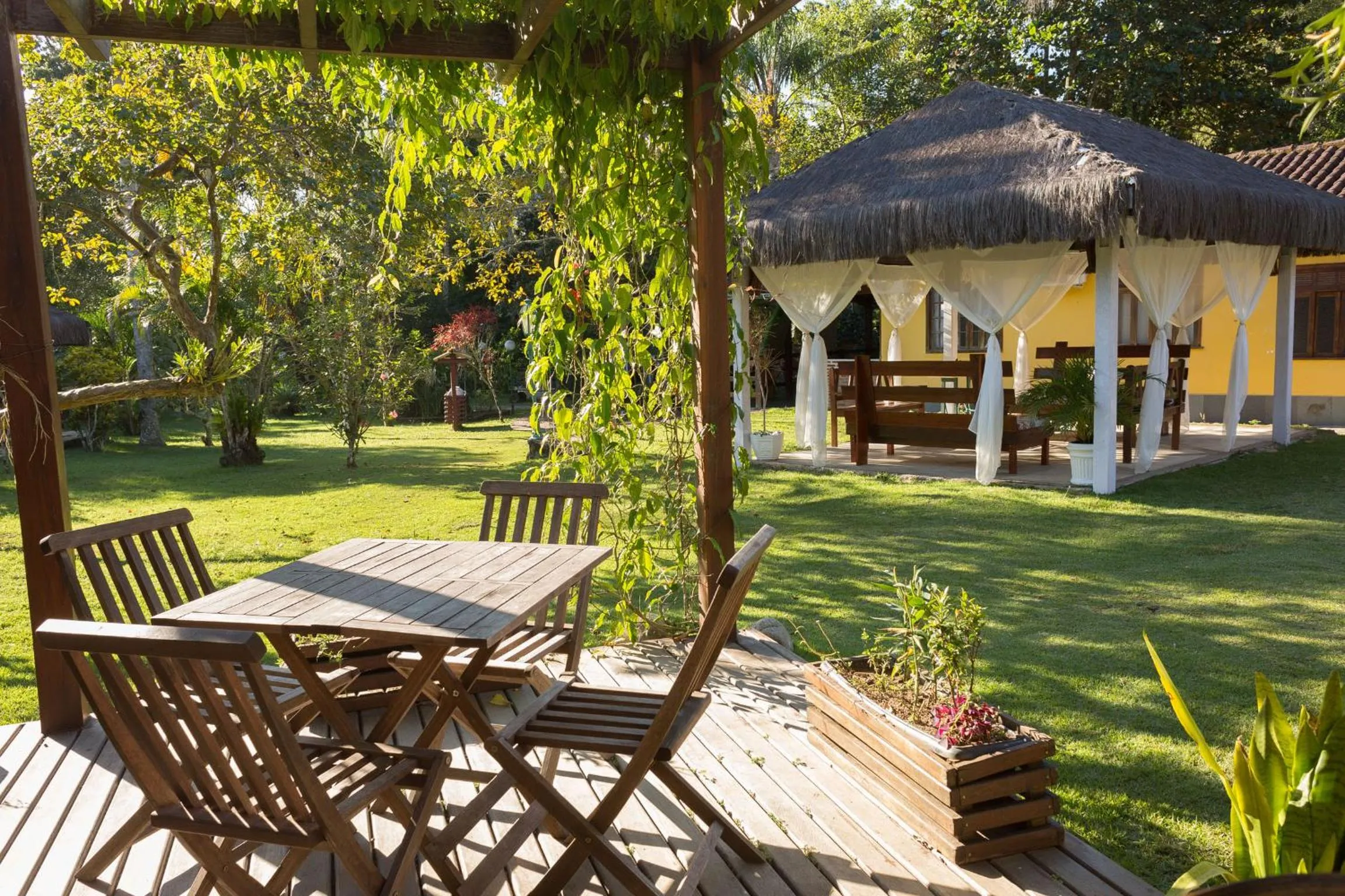 Garden in Pousada Recanto dos Lima