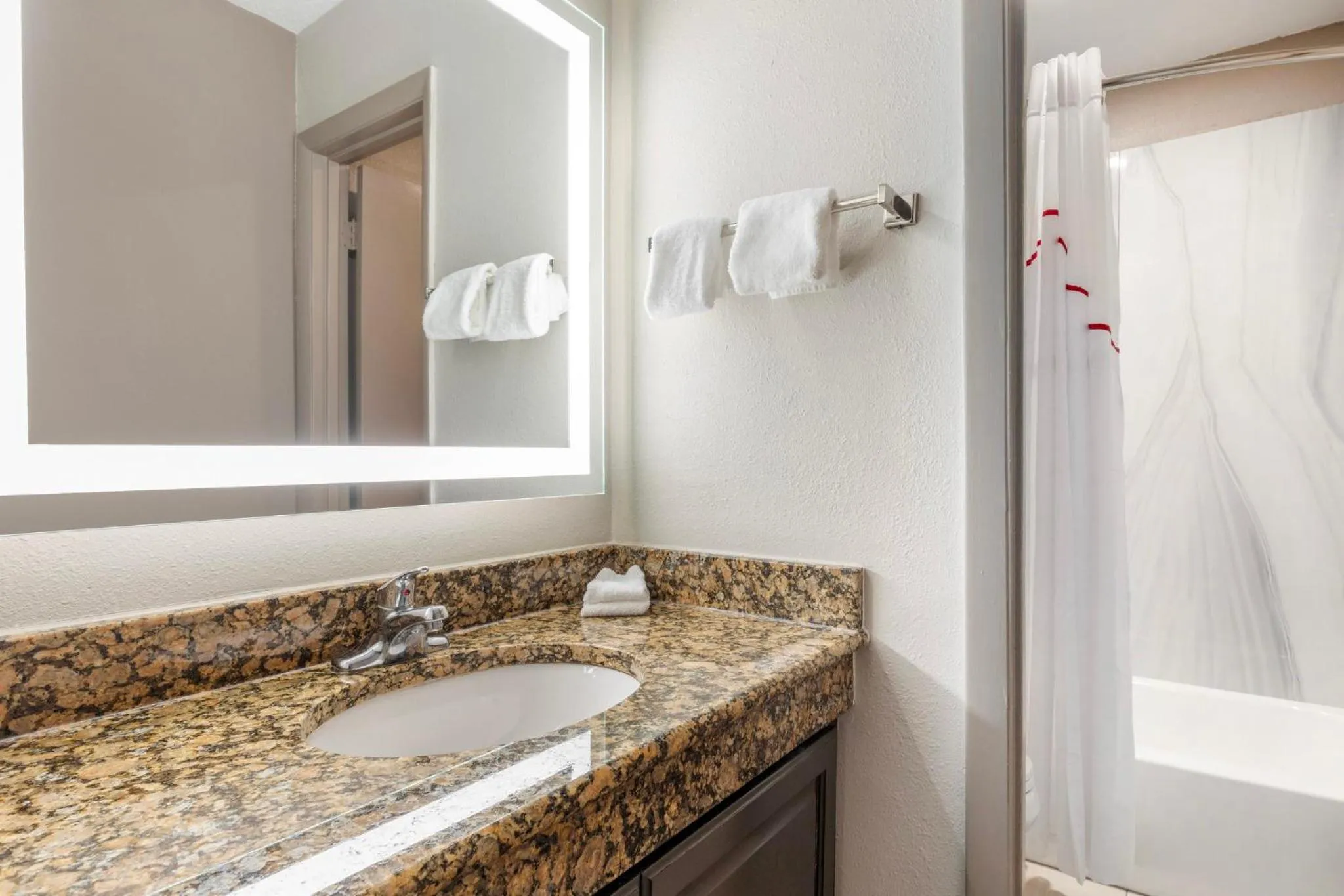 Bathroom in Red Roof Inn & Suites Newport News