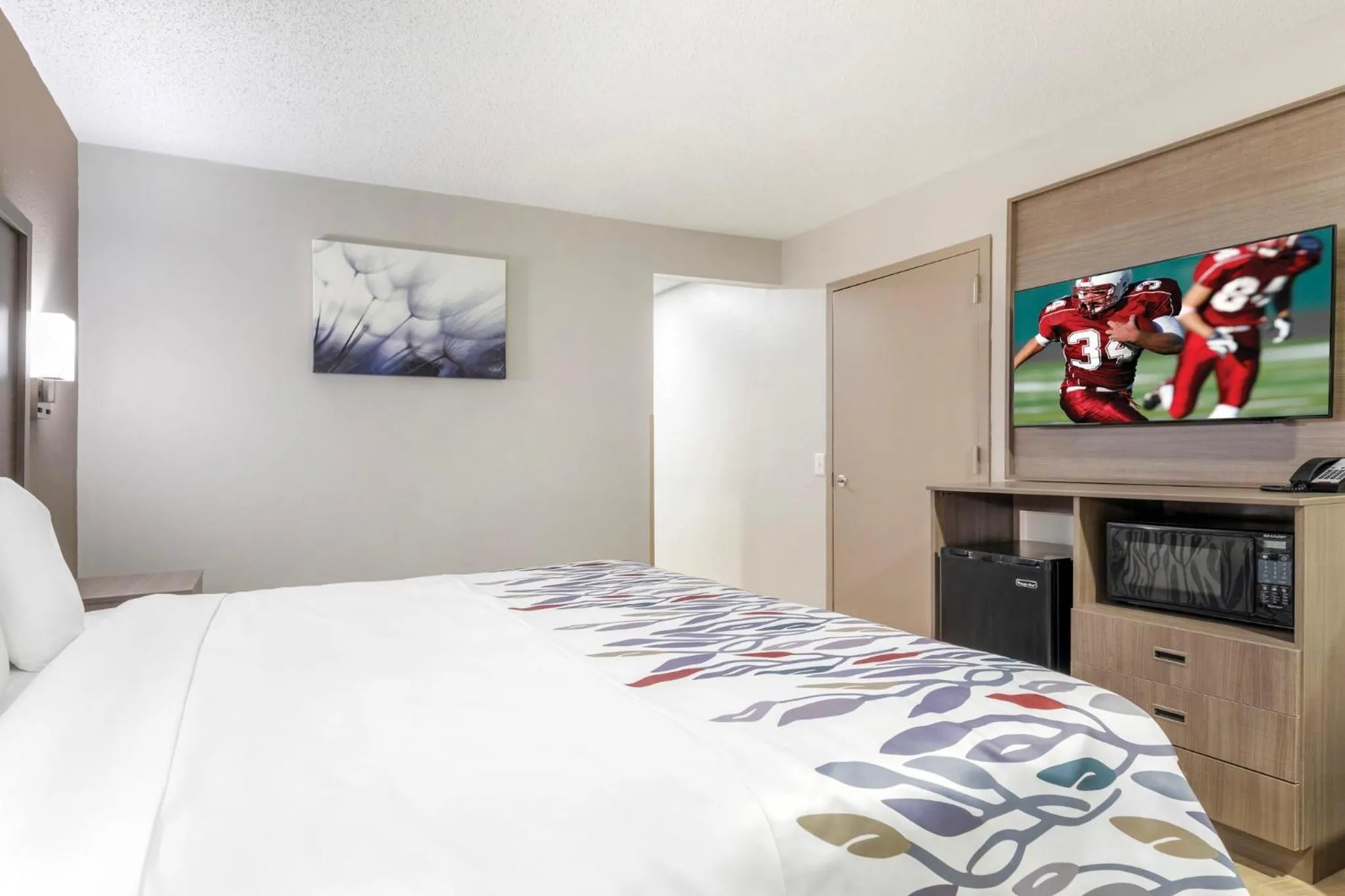 Photo of the whole room, Bed in Red Roof Inn & Suites Newport News